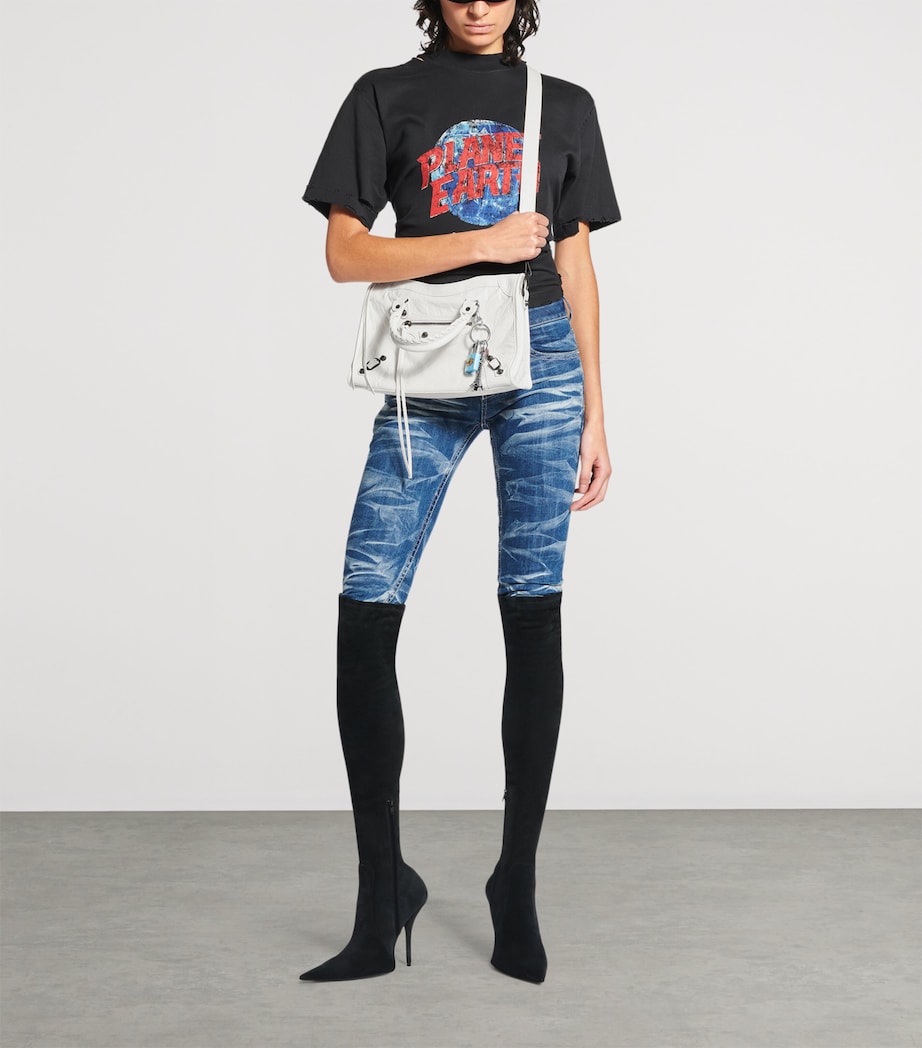 Balenciaga Small Lambskin Le City Top-Handle Bag Image 5