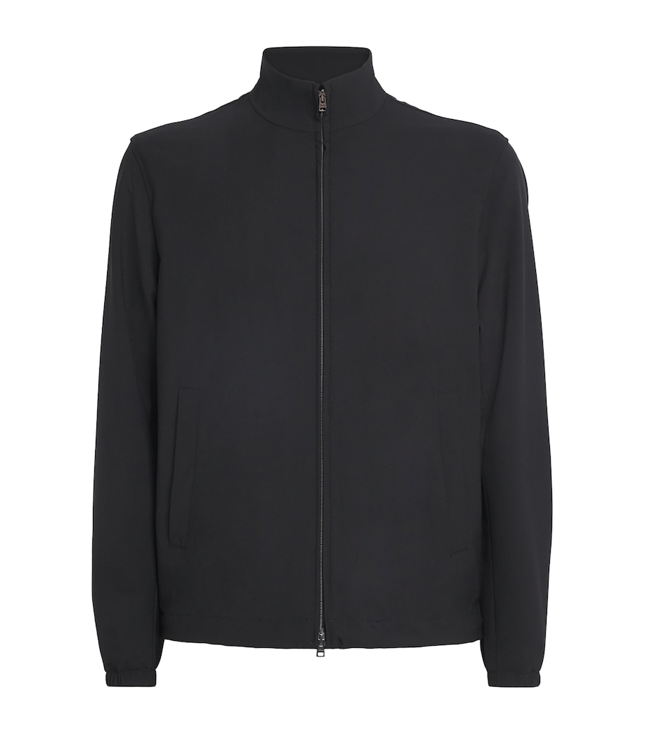 Herno Mens Technical Bomber Jacket Nero Image 1