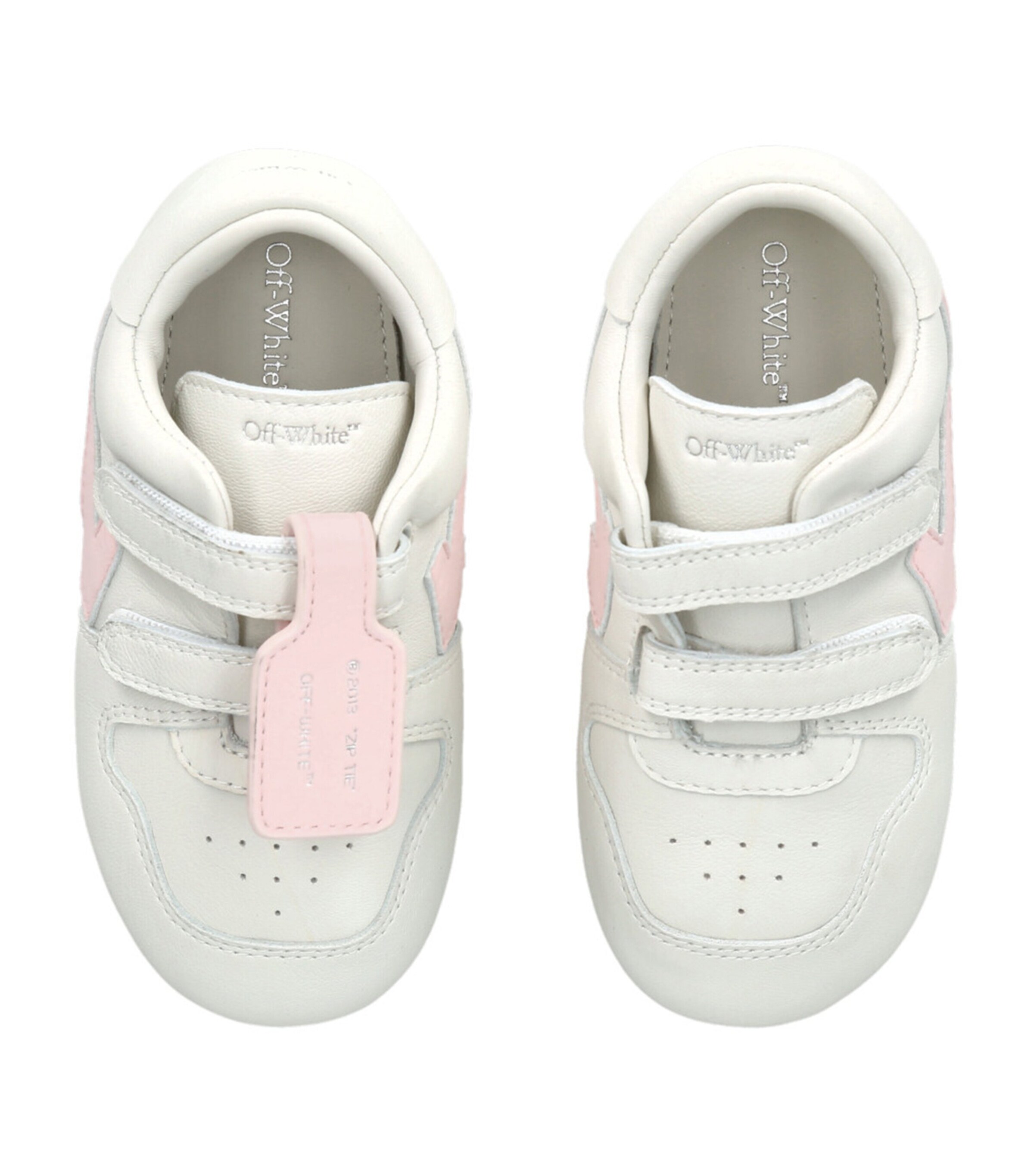 Off-White Kids Leather OOO Sneakers White/oth Image 4