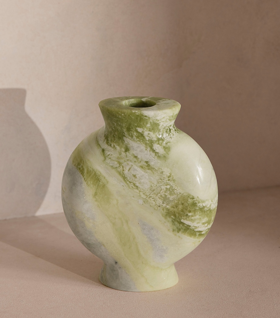 Marble Sesso Vase (18cm) GREEN Image 5