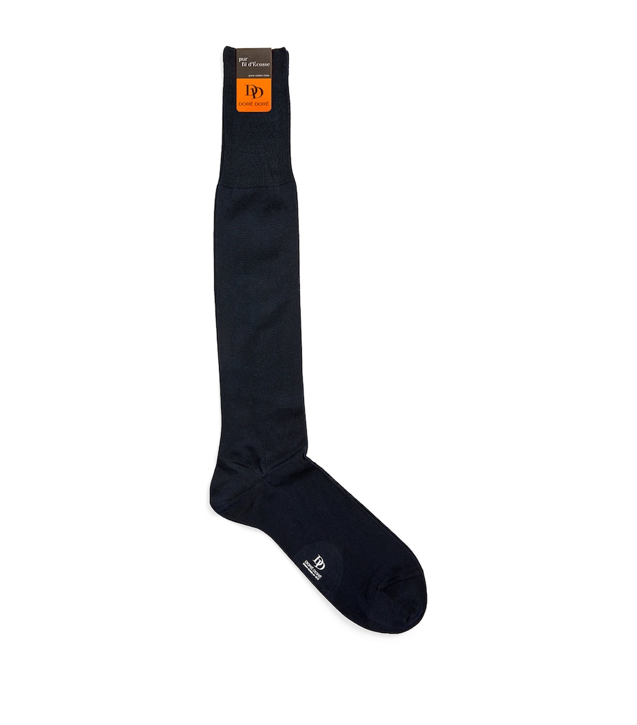 Doré Doré Mens Long Cotton Socks Image 1