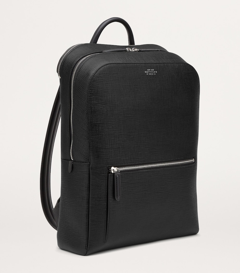 Leather Panama Backpack BLACK Image 2