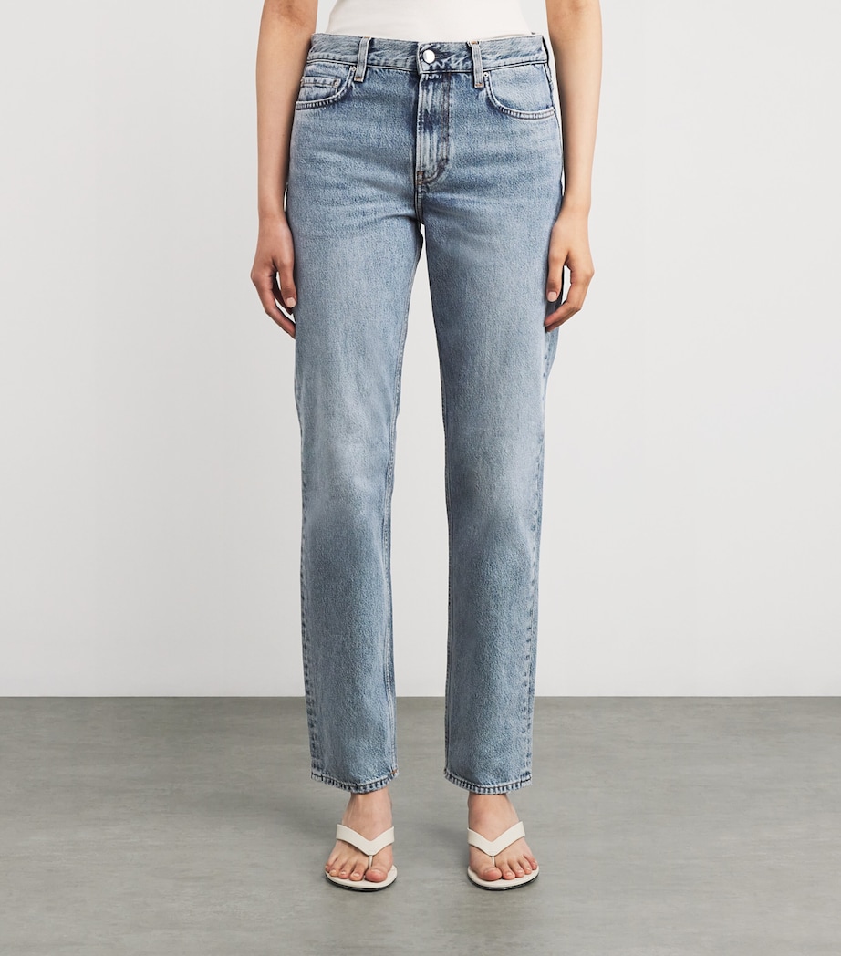 Organic Denim Straight Low-Rise Jeans 305 TRUE VINTAGE Image 3