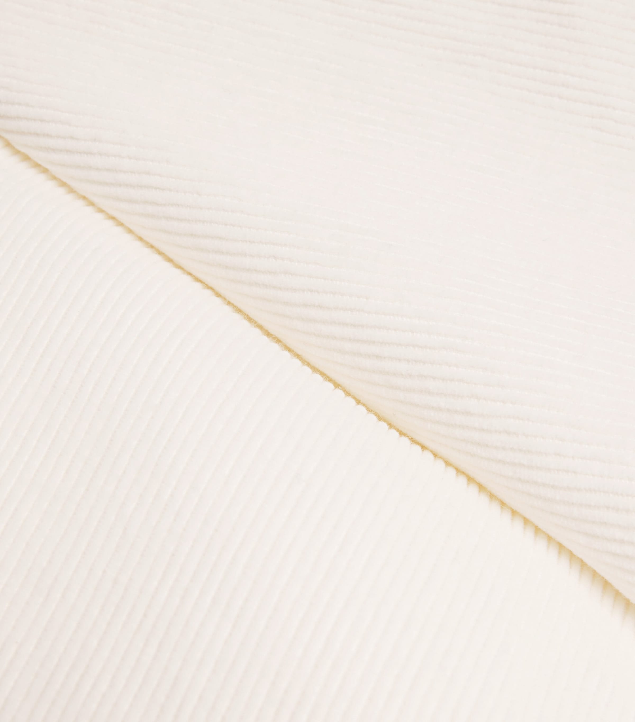 Corduroy Button-Detail Trousers ECRU Image 5