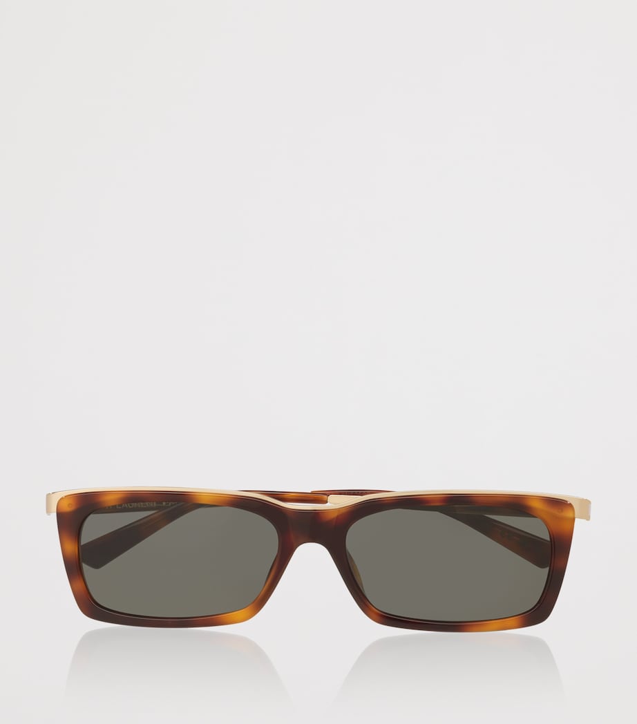 Saint Laurent Acetate Rectangle Sunglasses Image 5