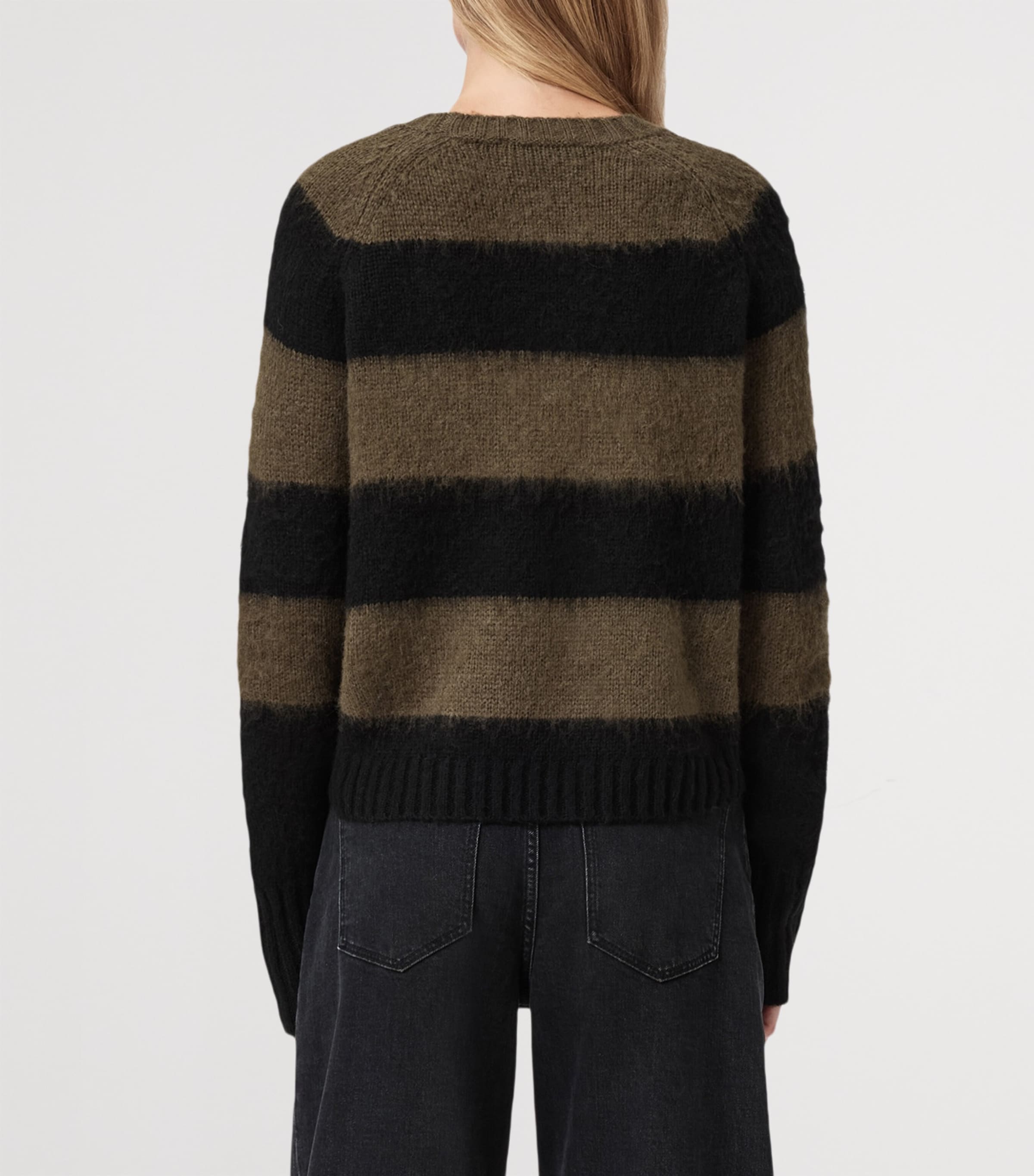 Stripe Lou Sweater BLACK/GREEN Image 5
