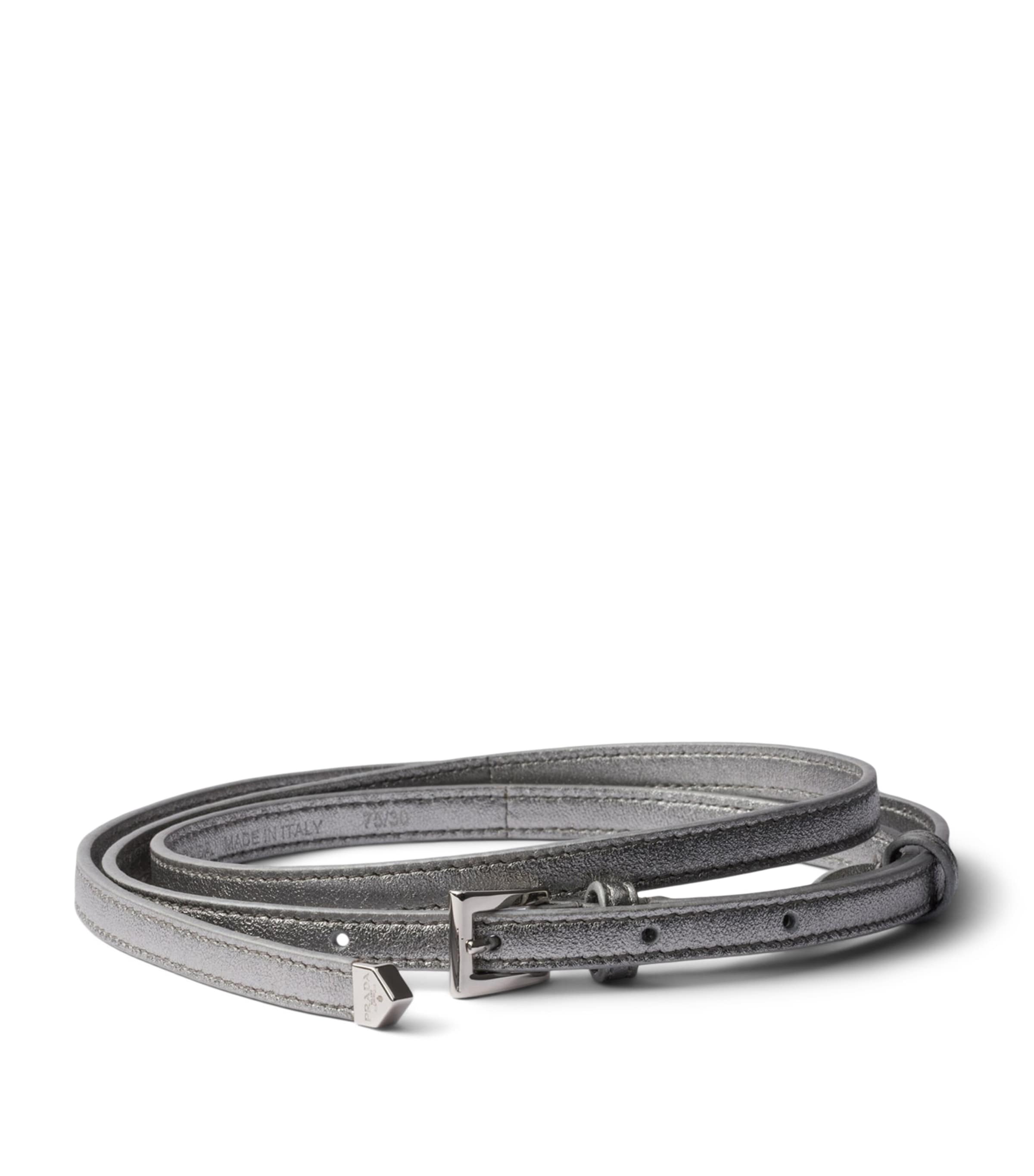 Nappa Leather Metallic Belt F0135 Image 1
