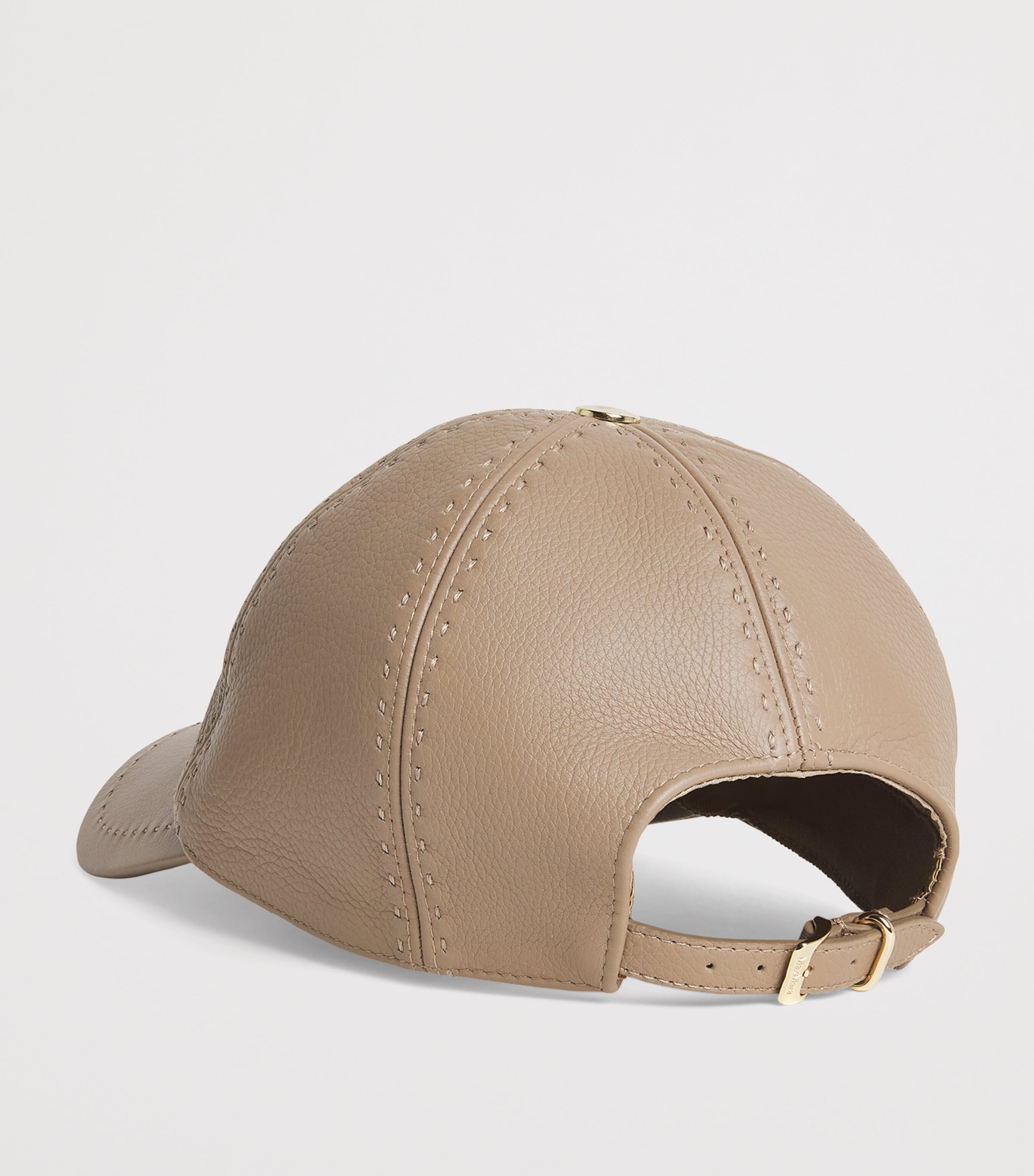 Leather Logo Cap MUD Image 3