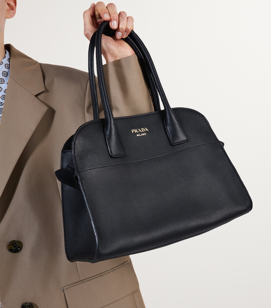 Medium Leather Tote Bag F0002 Image 3