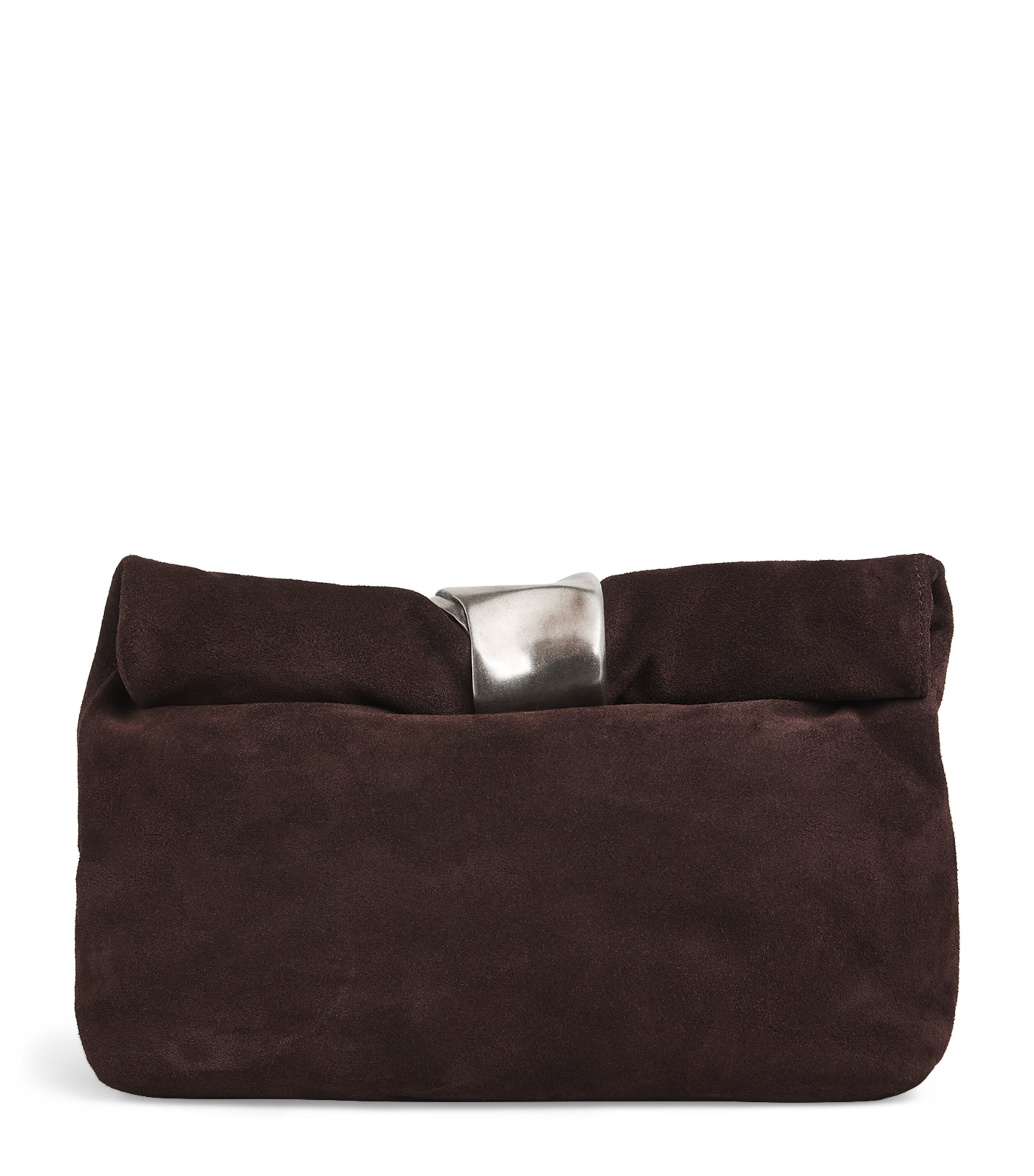 Suede Cuff Clutch Bag ESPR ESPRESSO Image 1