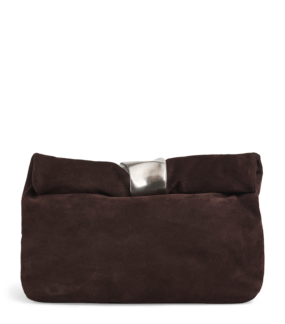 Suede Cuff Clutch Bag ESPR ESPRESSO Image 1