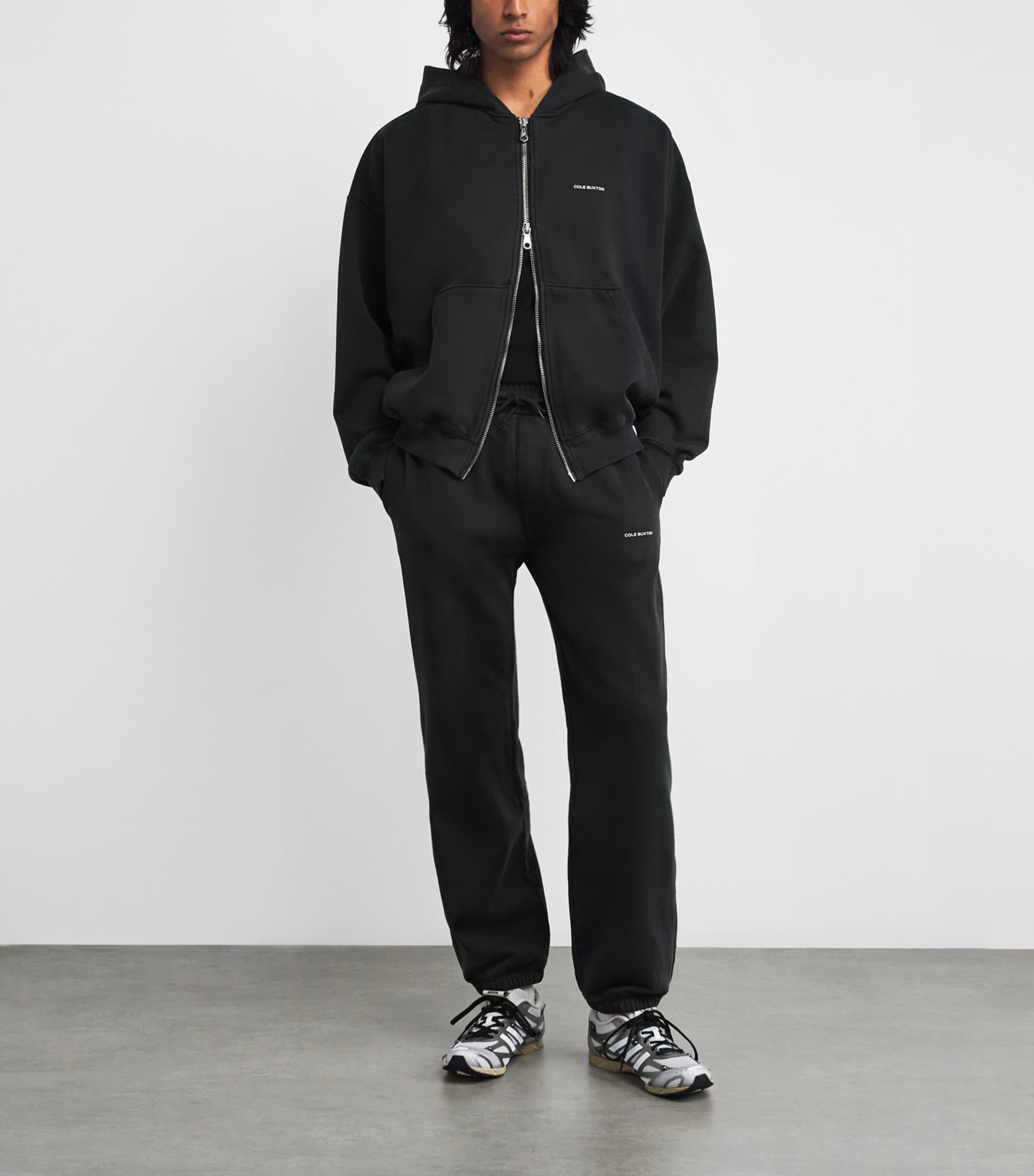 Cotton Mini Logo Sweatpants VINTAGE BLACK 001 Image 2
