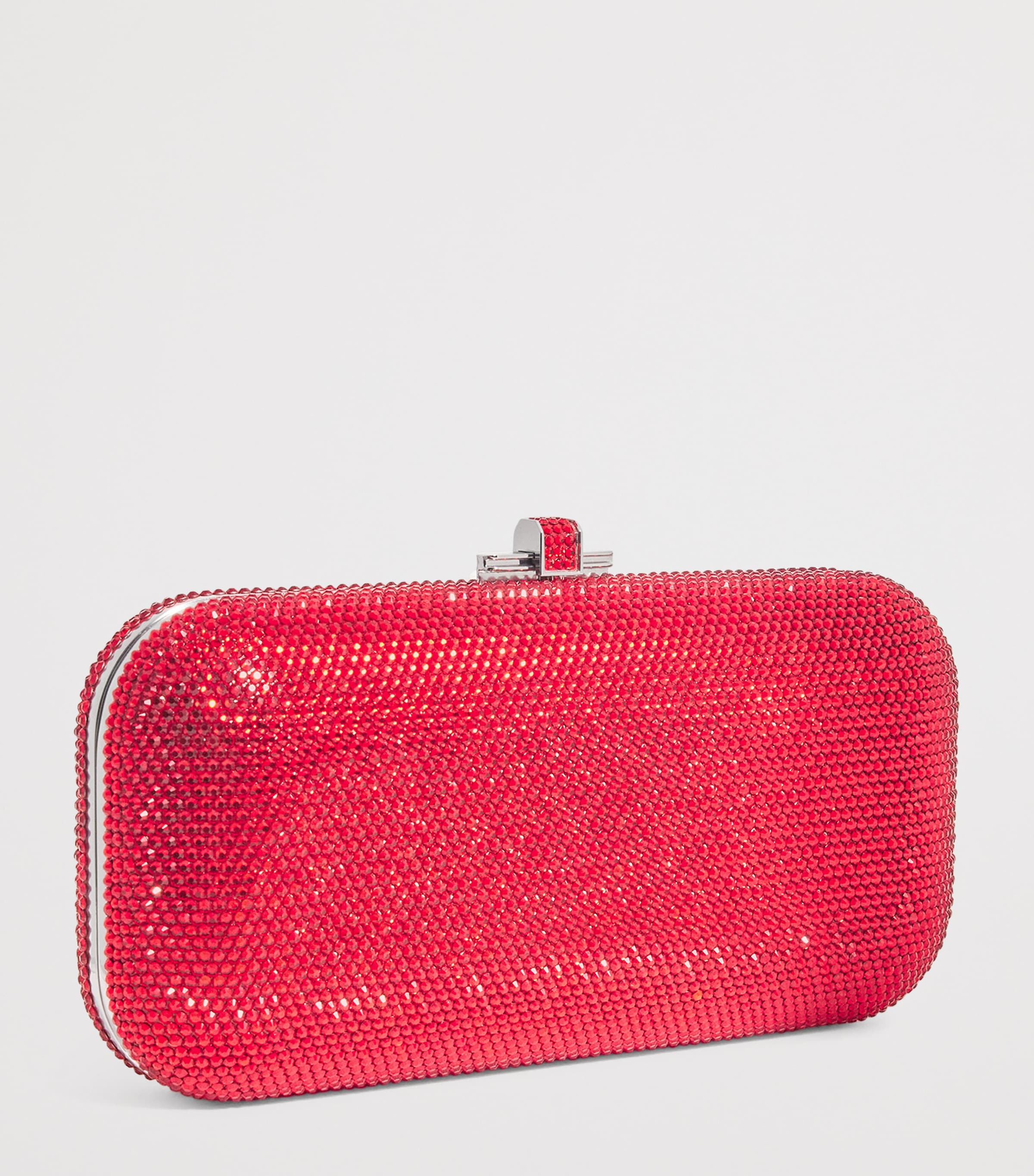Crystal-Embellished Long Slide Clutch Bag SLTSM LIGHT SIAM Image 3