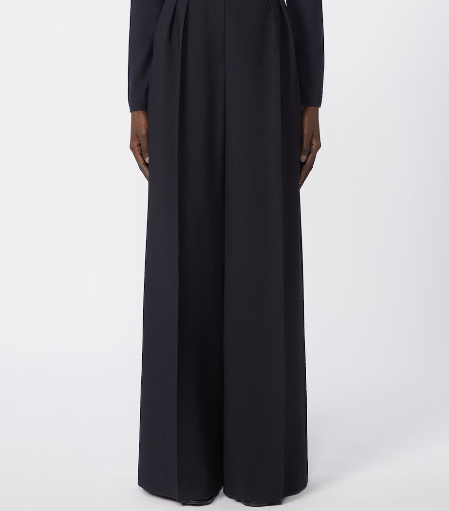 Wool-Blend Wide-Leg Trousers ULTRAMARINE Image 3