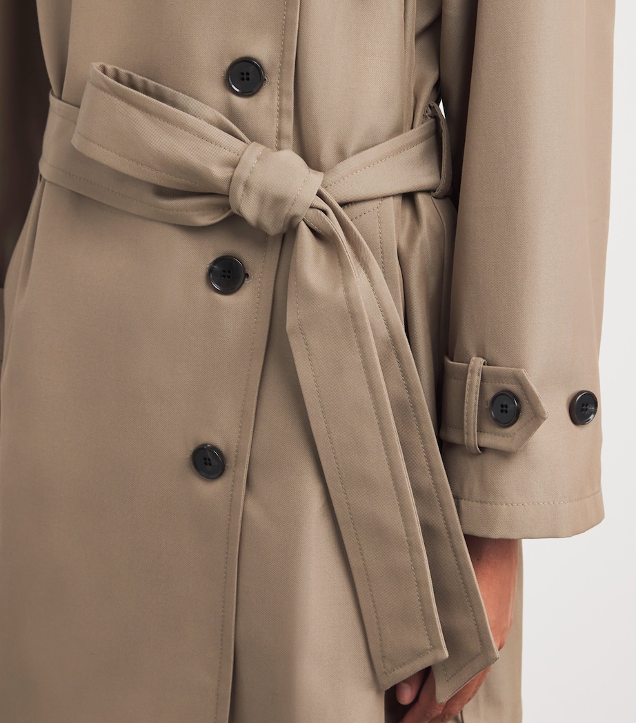 Twill Favi Trench Coat DKHAI-DK KHAKI (DK-BR) Image 6