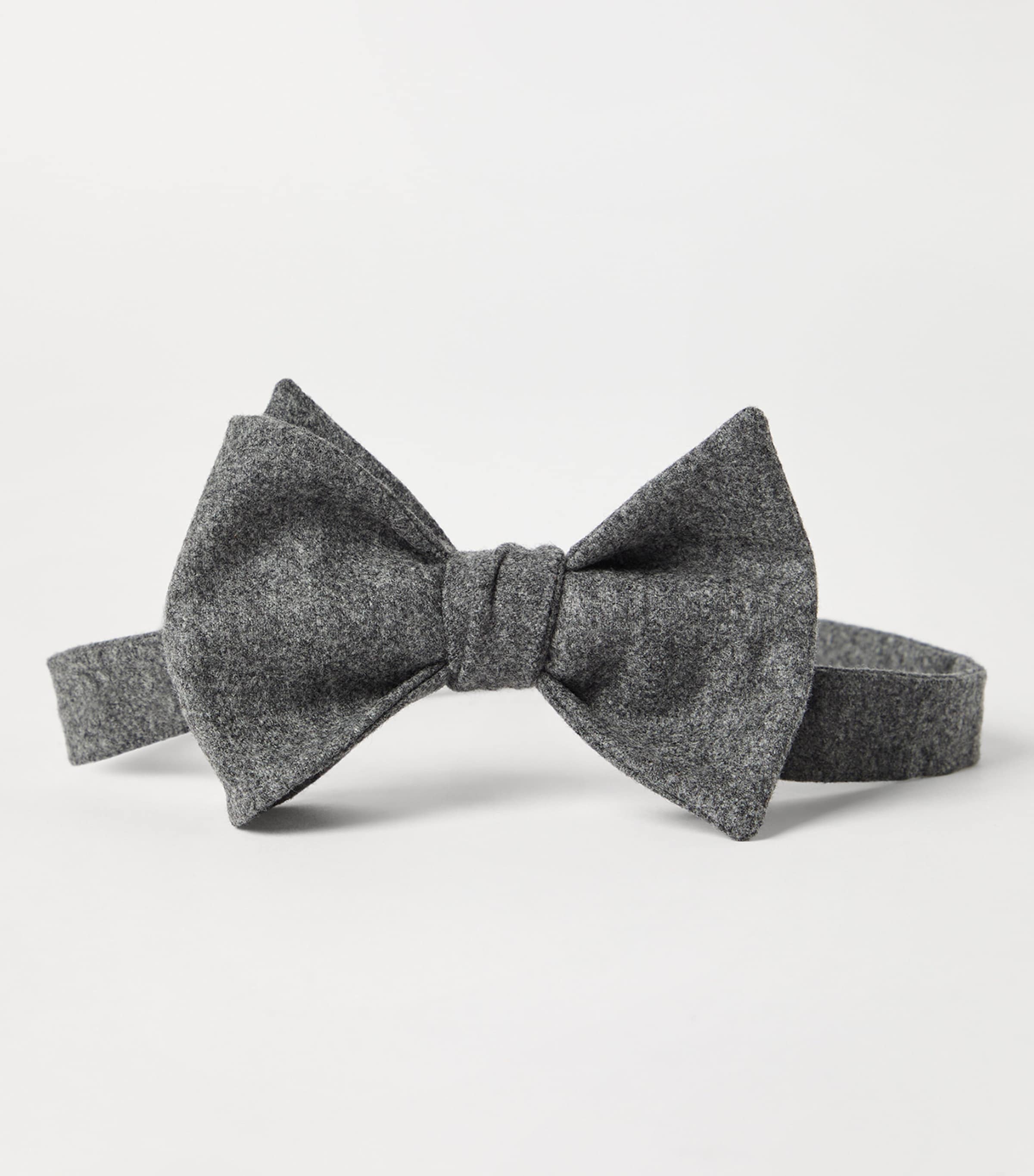 Wool-Silk Flannel Bow Tie C003 Image 2
