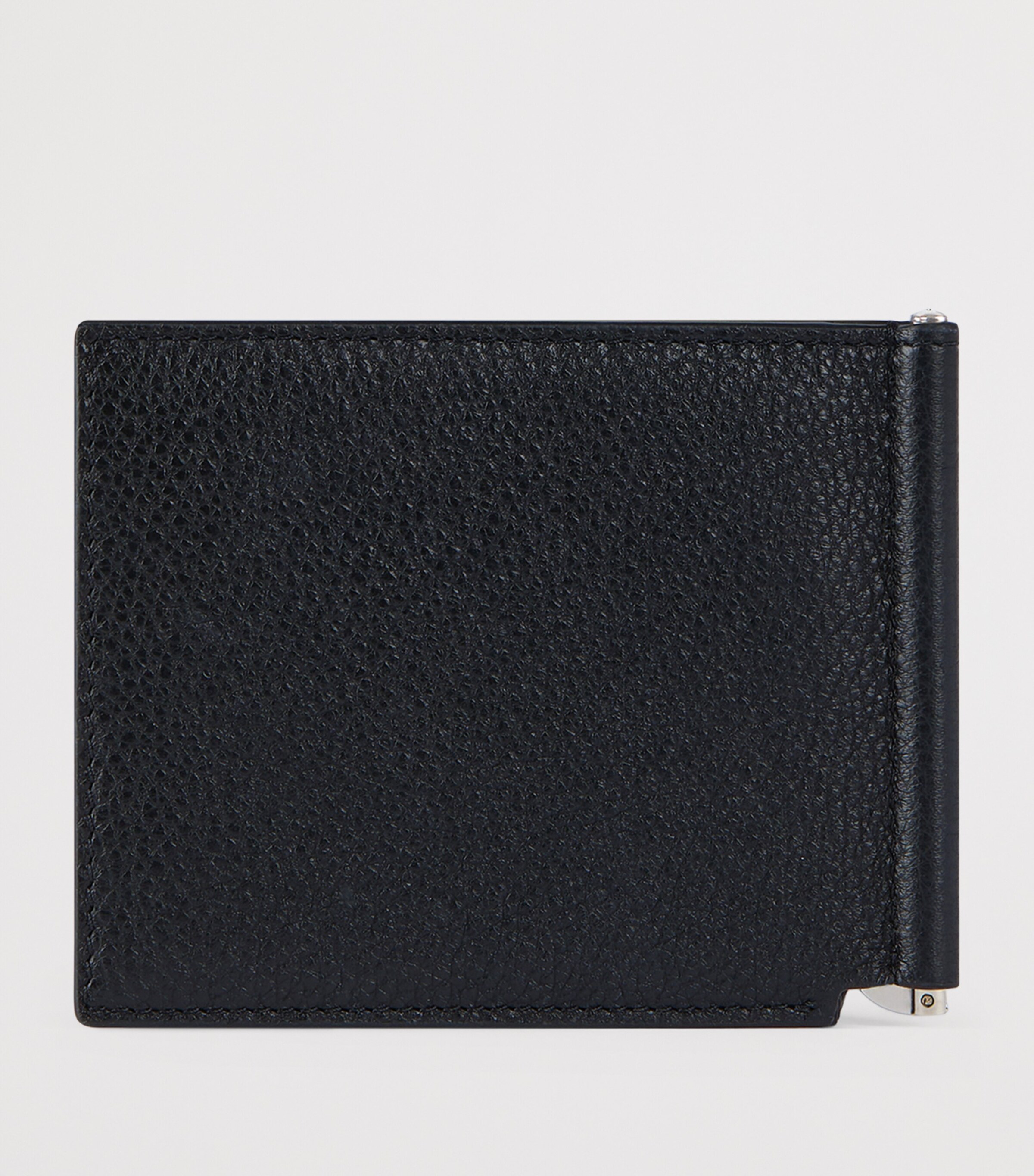 Givenchy Leather Clip Card Holder Black Image 2