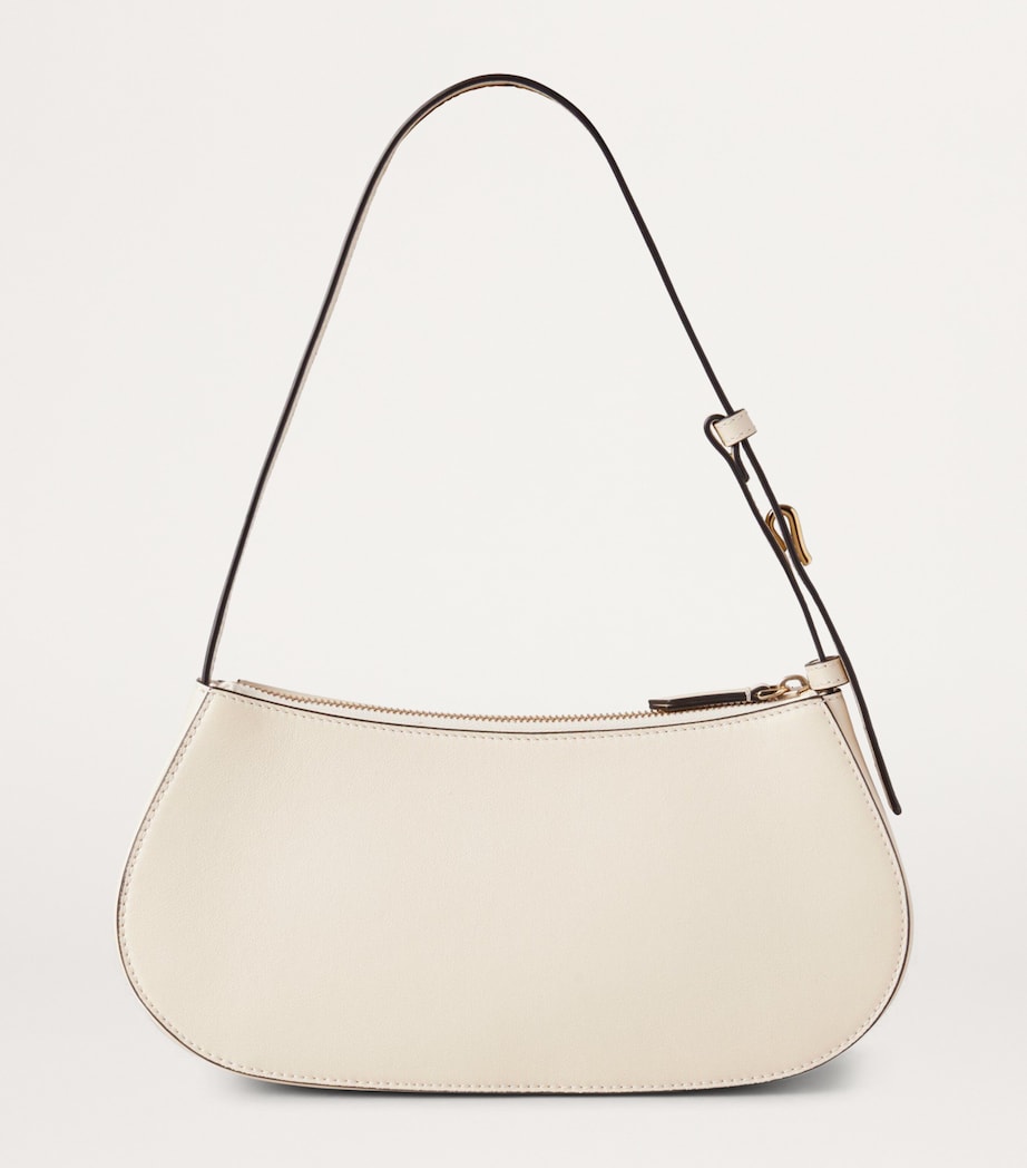 Leather Clovelly Shoulder Bag EGGSHELL Image 3