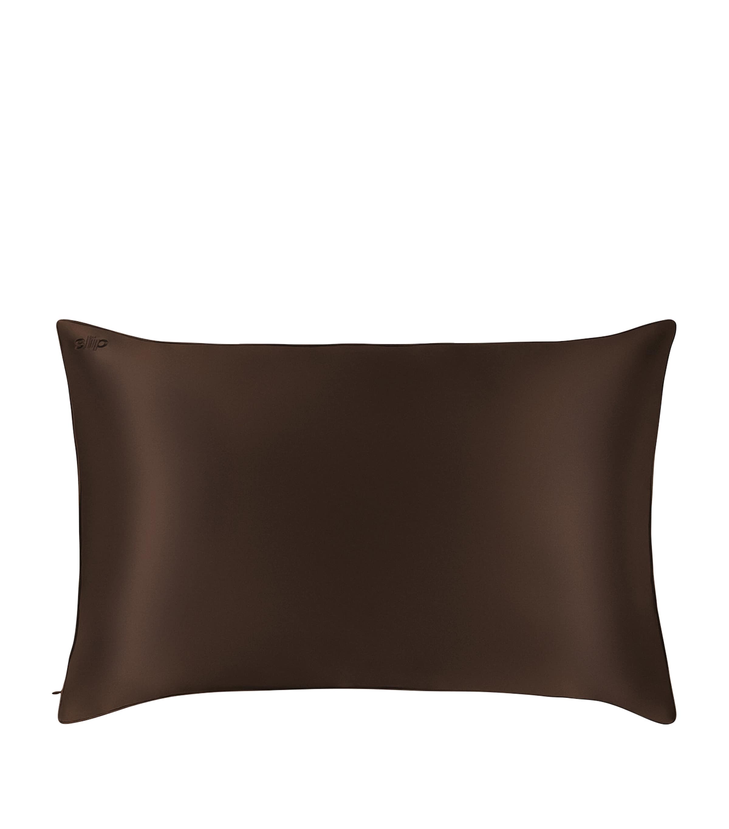 Slip Pure Silk Queen Pillowcase (51cm x 76cm) Chocolate Image 2