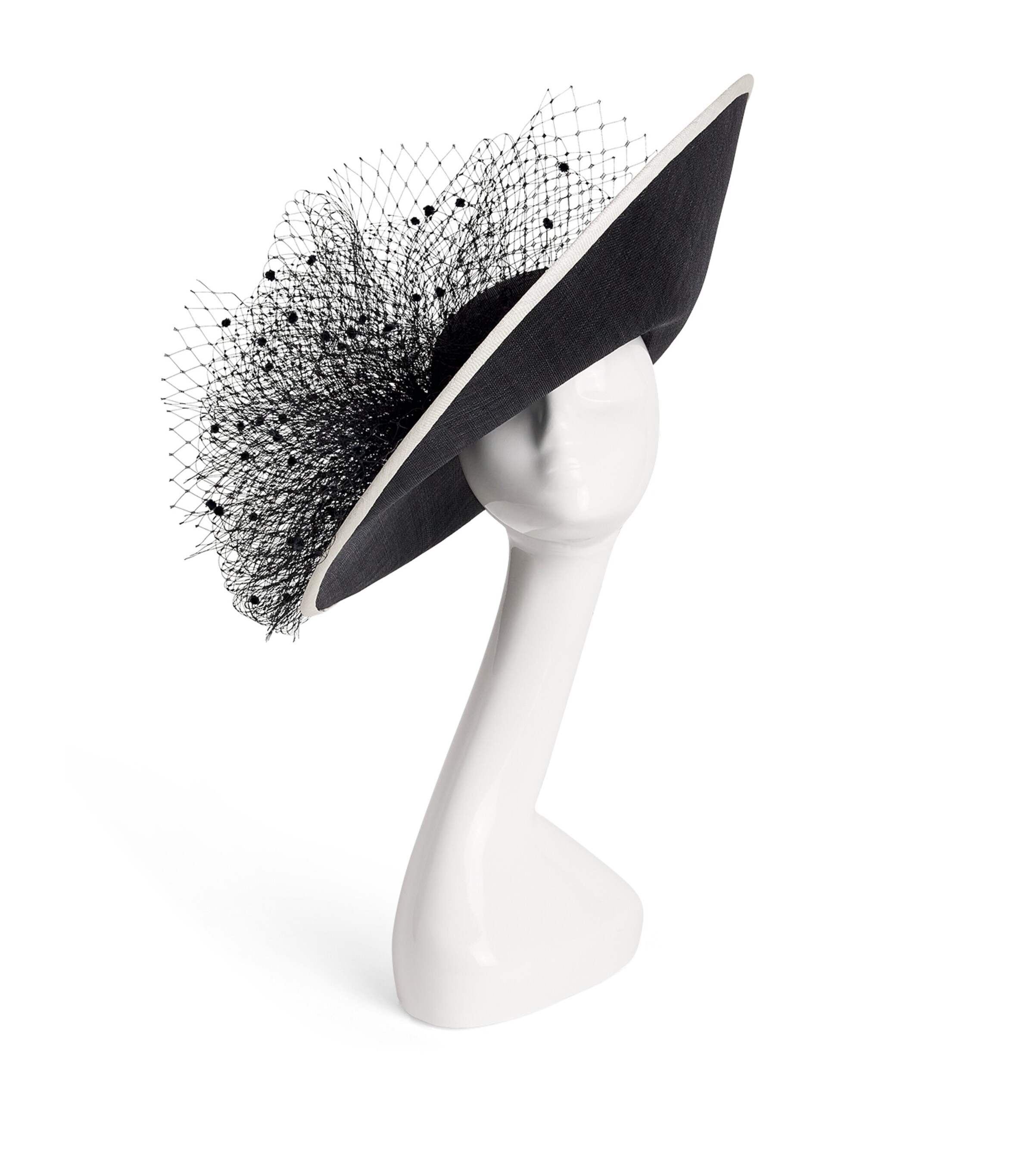 Rachel Trevor-morgan Net-detail Hat Fascinator In Black