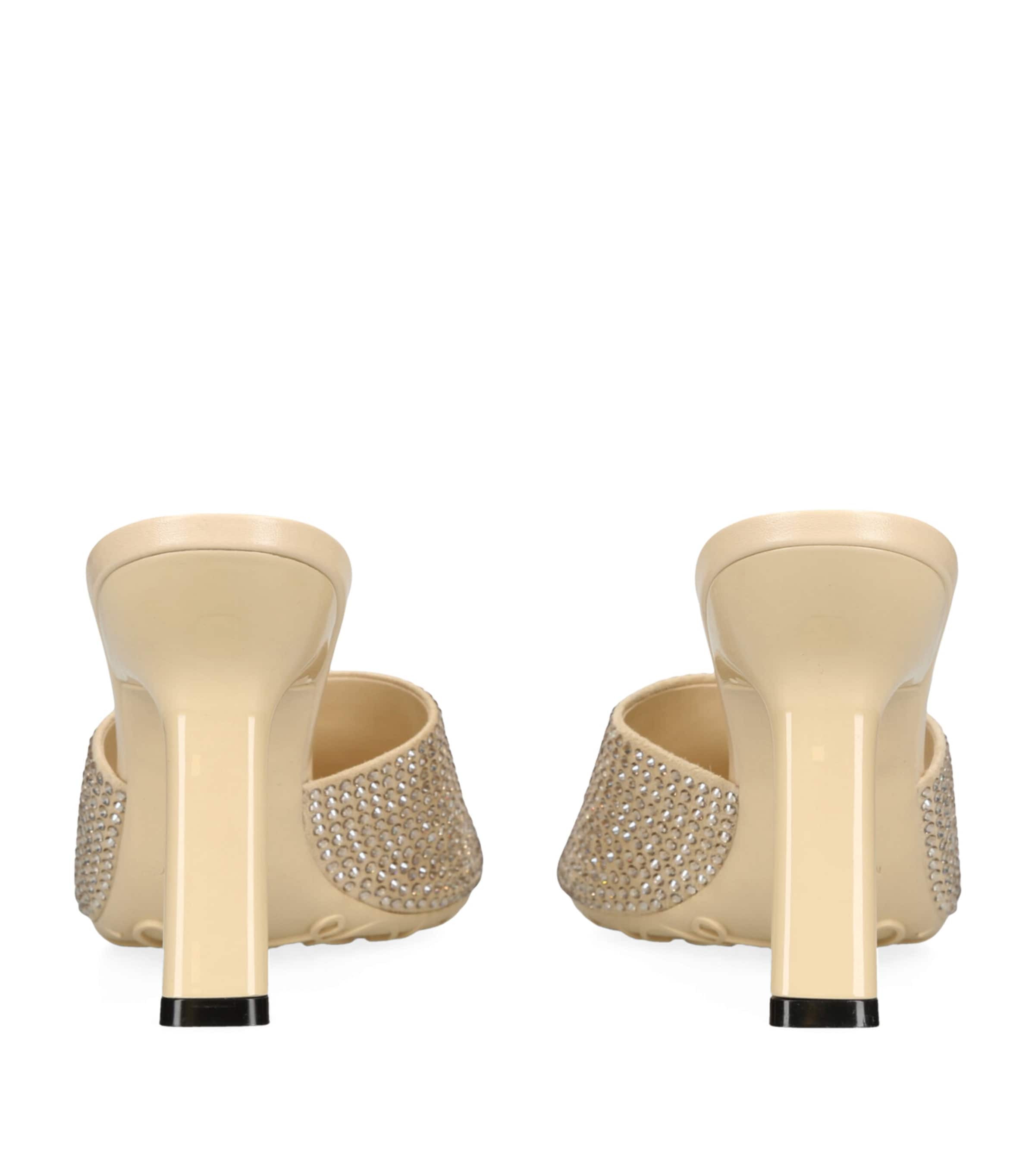 LOEWE Crystal-Embellished Mules 90 Blush Image 2