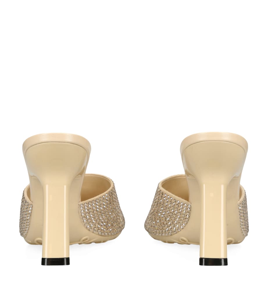 LOEWE Crystal-Embellished Mules 90 Blush Image 2