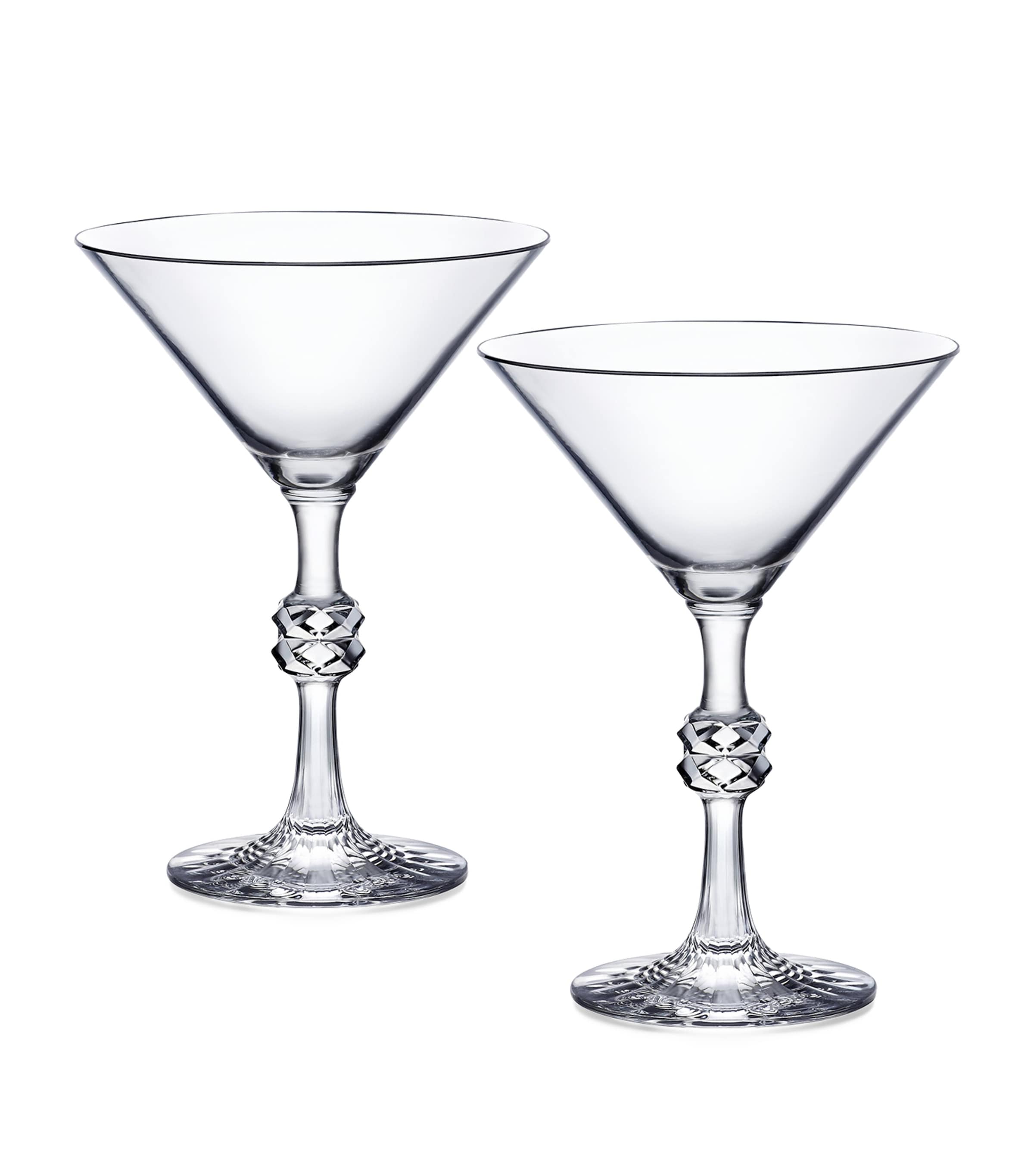 Baccarat Set Of 2 Jcb Passion Martini Glasses In Transparent