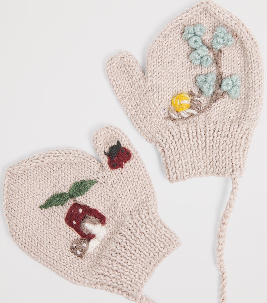 Merino Wool Woodland Mittens (0 months-4 Years) OATS Image 2