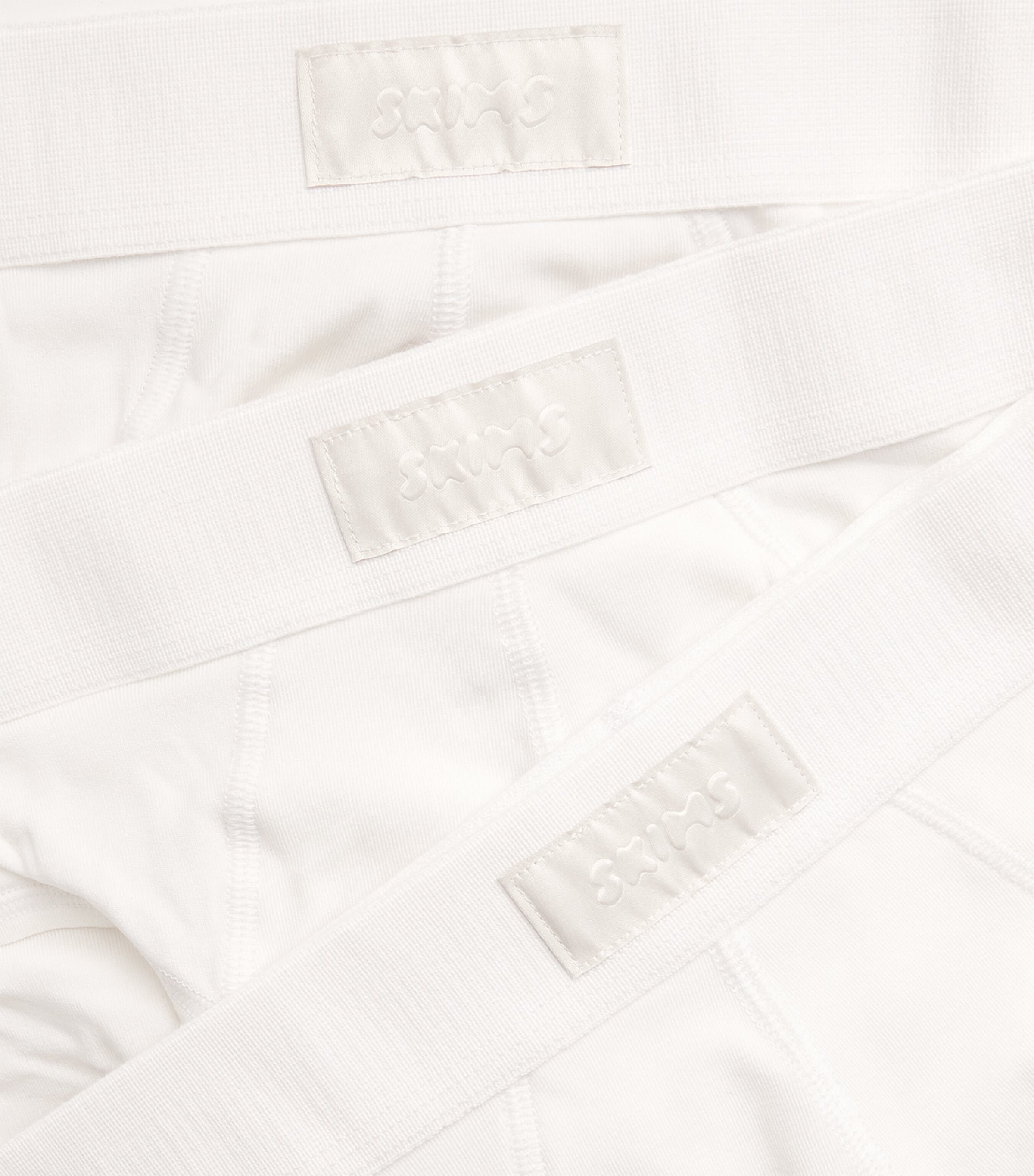 Stretch-Cotton Briefs (Pack of 3) CHALK Image 5