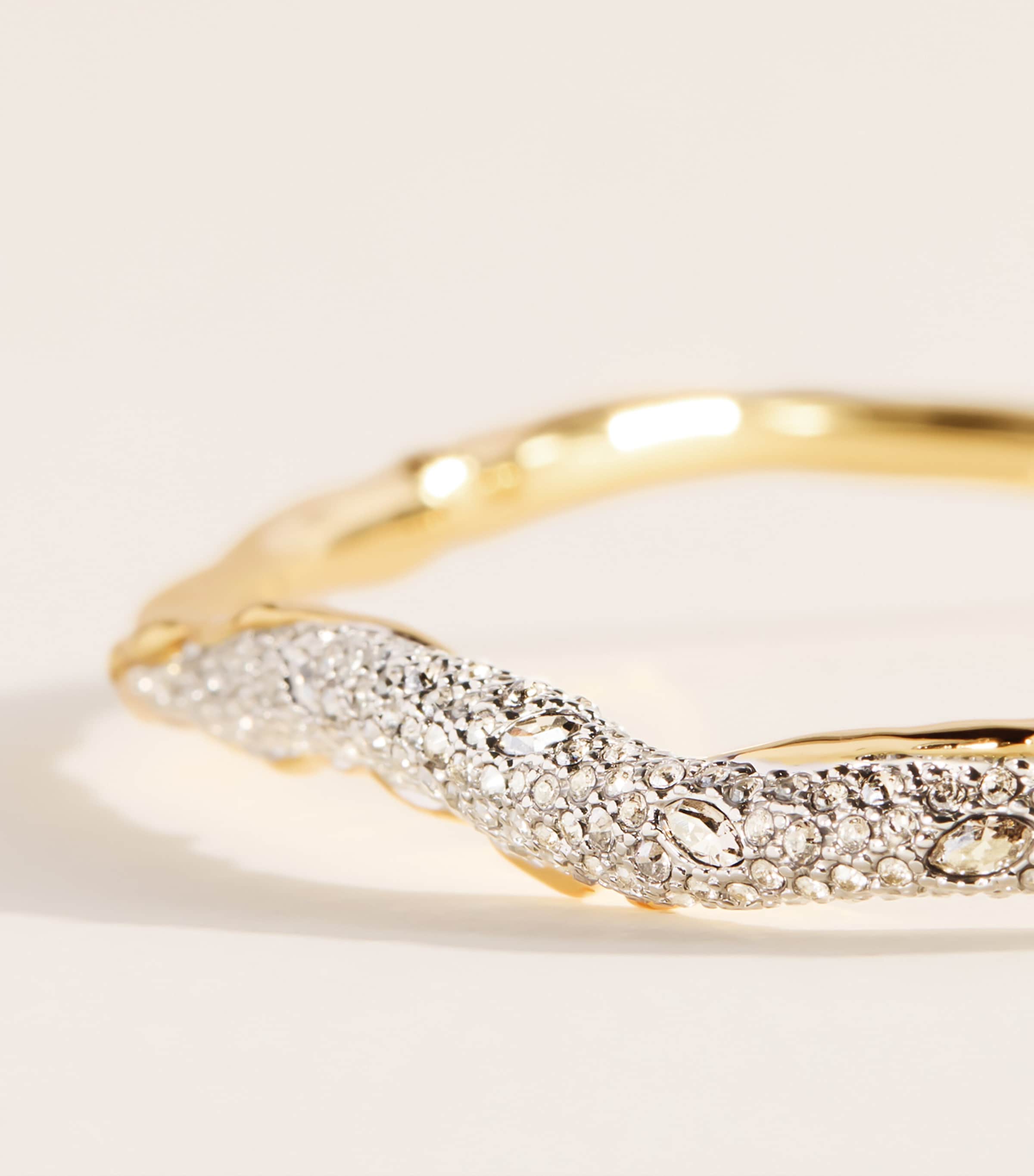 Alexis Bittar Gold-Plated Solanales Skinny Collar Necklace Gold Image 5
