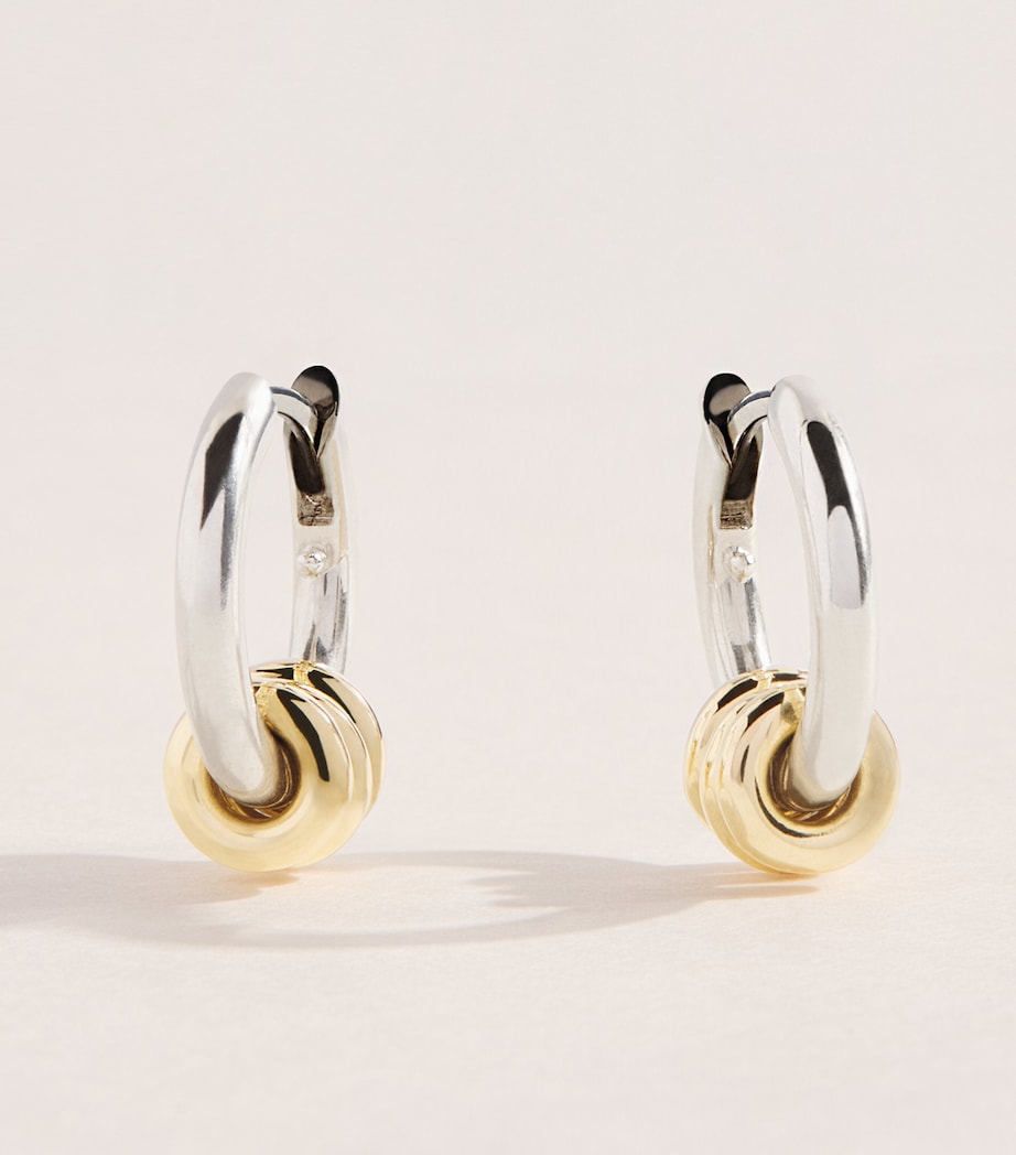Spinelli Kilcollin Sterling Silver and Yellow Gold Nevine Hoop Earrings Sterling Silver Image 1