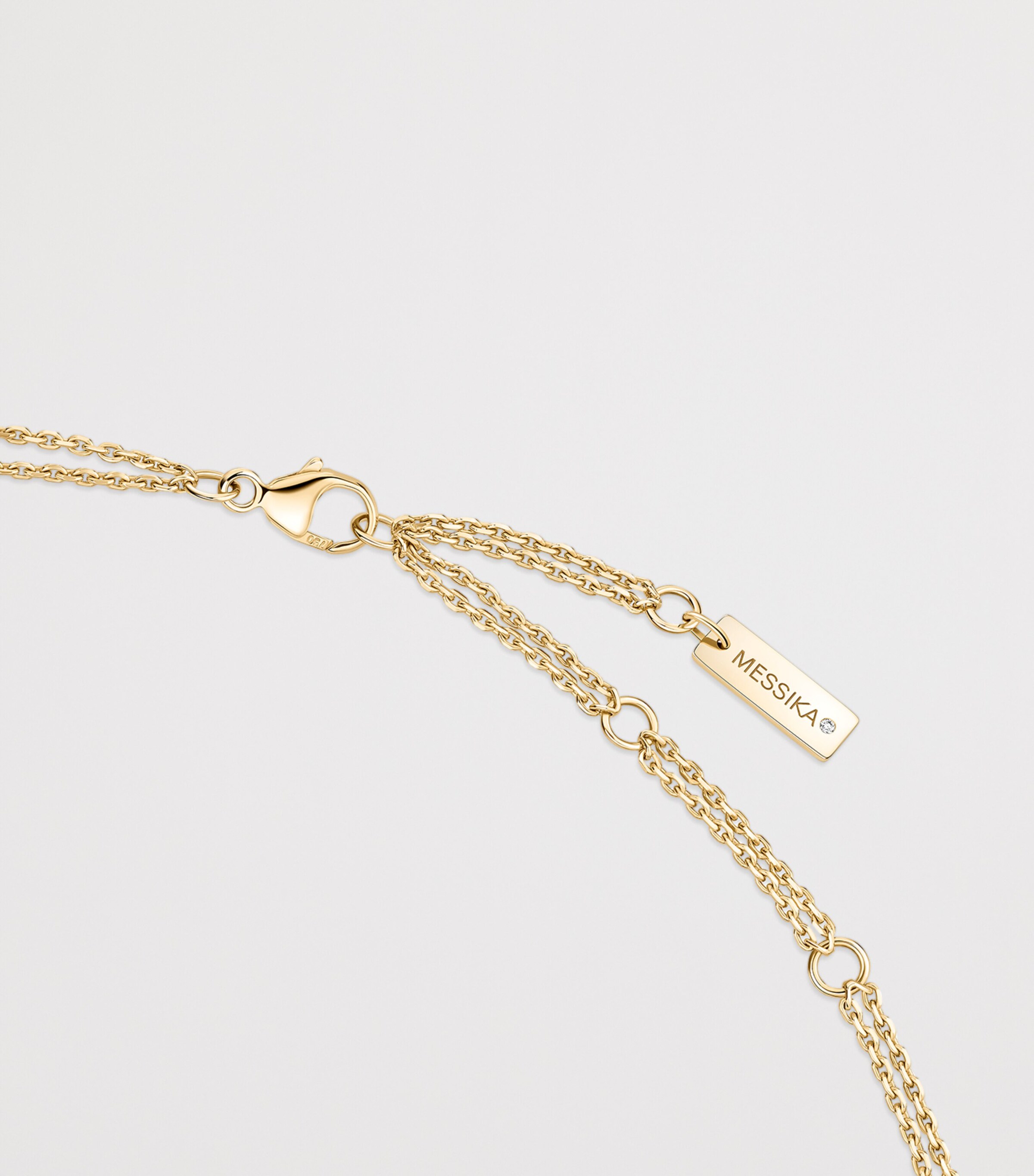 Messika Move 10th Birthday Yellow Gold and Diamond Necklace (1.15ct) Yellow Gold Image 3
