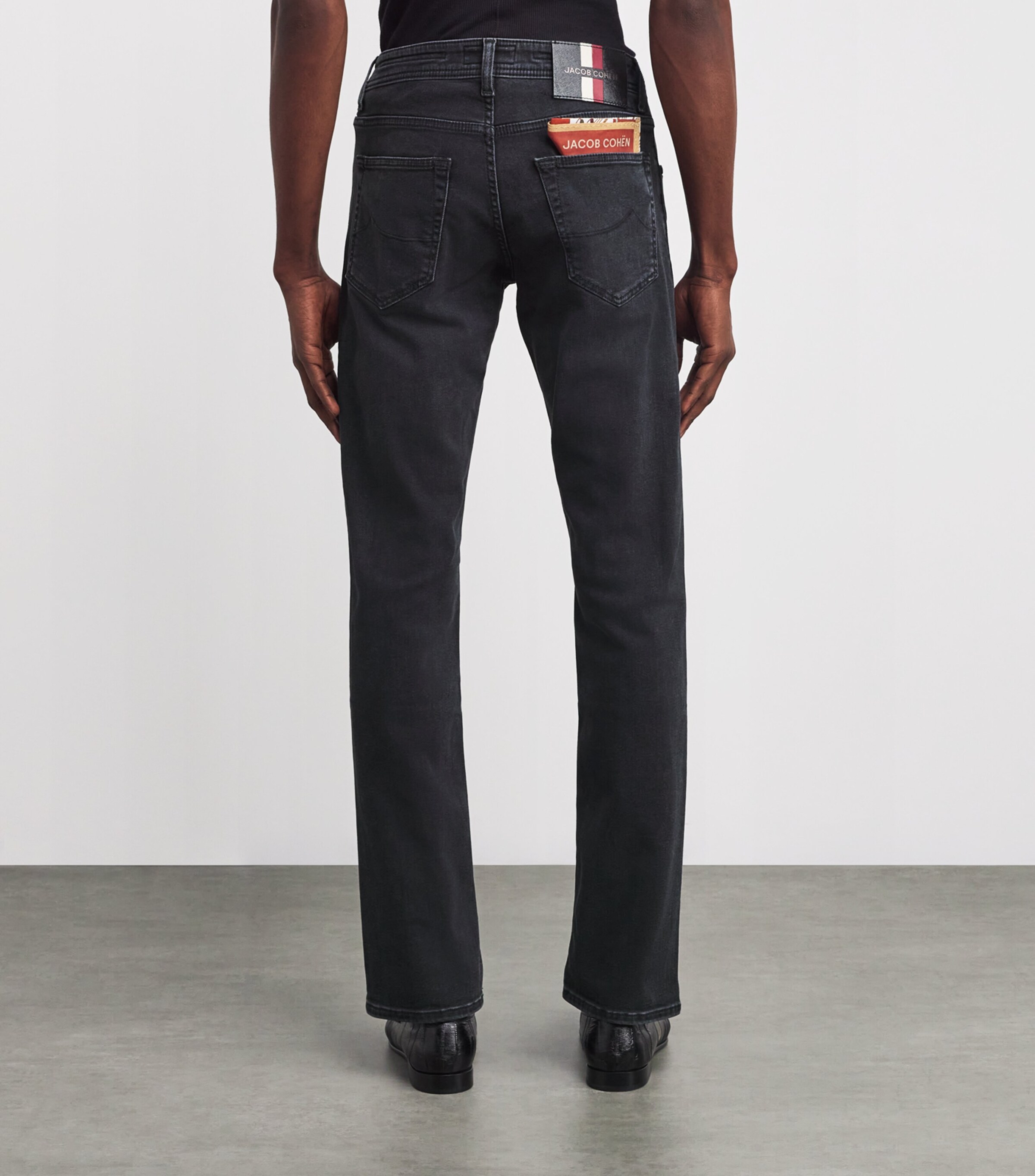 JACOB COHËN Mens Stripe-Trim Nick Slim Jeans Image 4