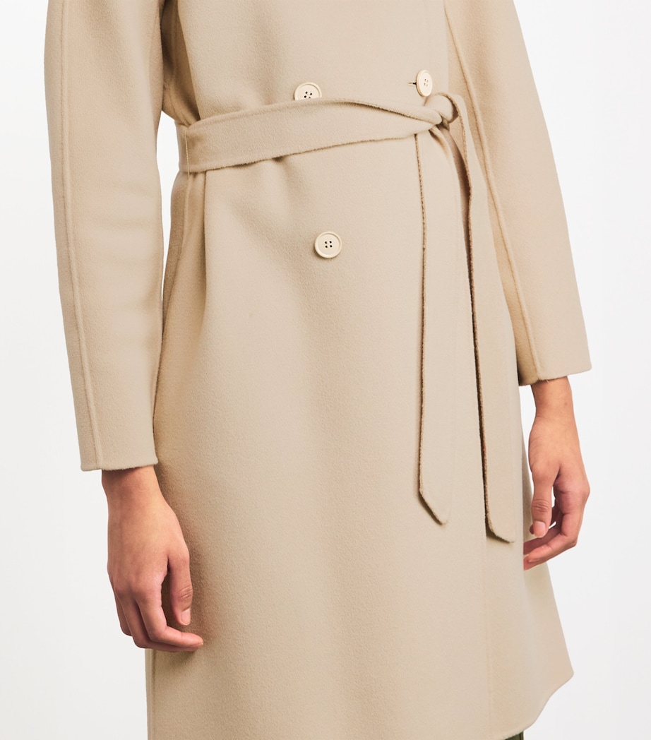 Virgin Wool-Blend Double-Faced Overcoat SAND Image 6