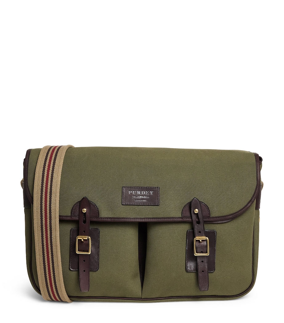 Purdey Canvas Field Game Cross-Body Bag Khk Image 1