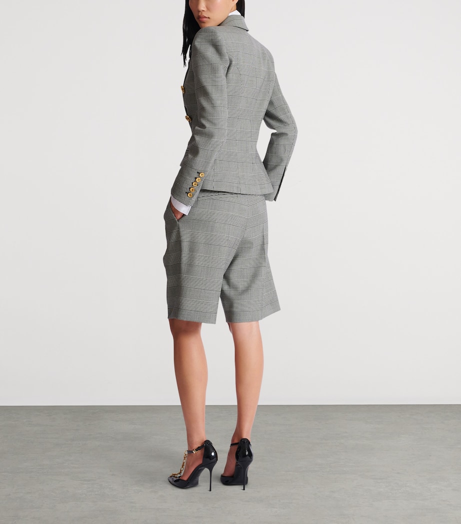 Wool-Blend Tailored Jacket EAB NOIR/BLANC Image 7