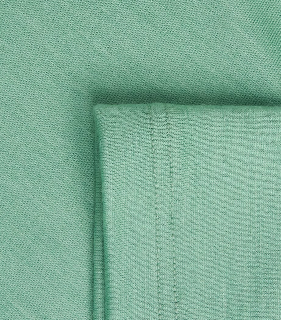Studio Nicholson Mens Cotton Bric T-Shirt Apple Image 6