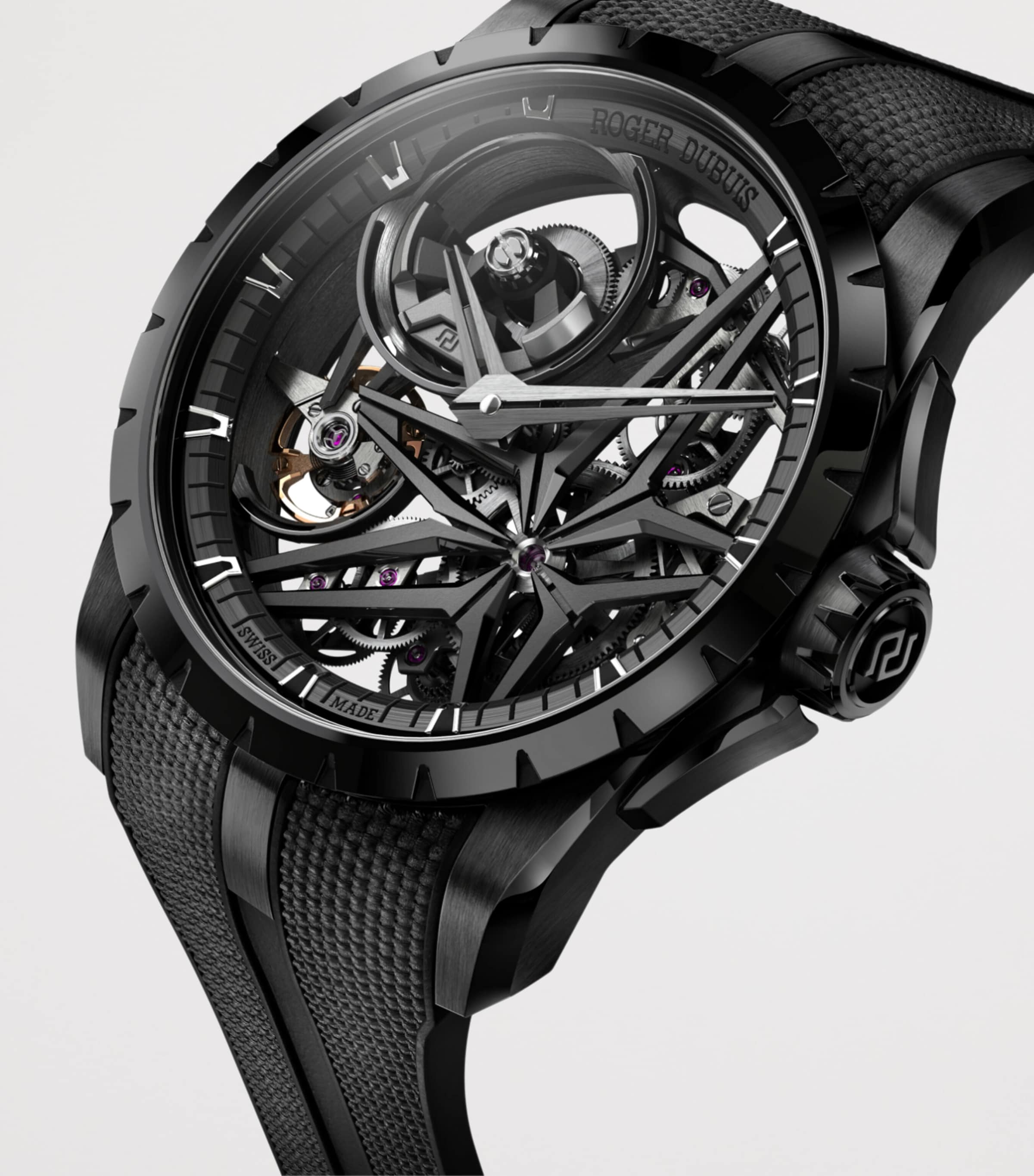 Titanium Excalibur Monobalancier Watch 42mm OPENWORK Image 5