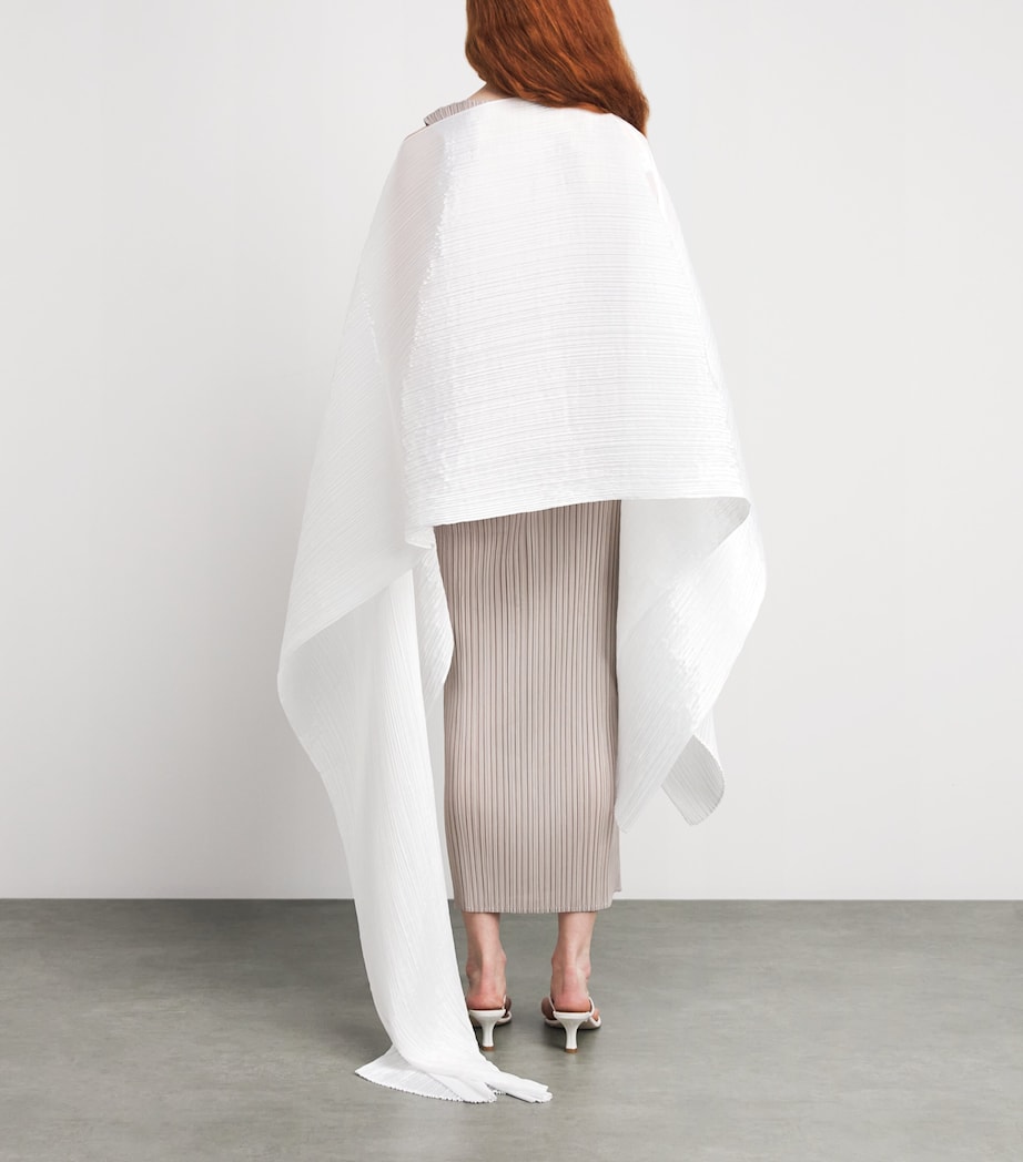 Pleats Please Issey Miyake Womens Basic Madame-T Stole Image 5
