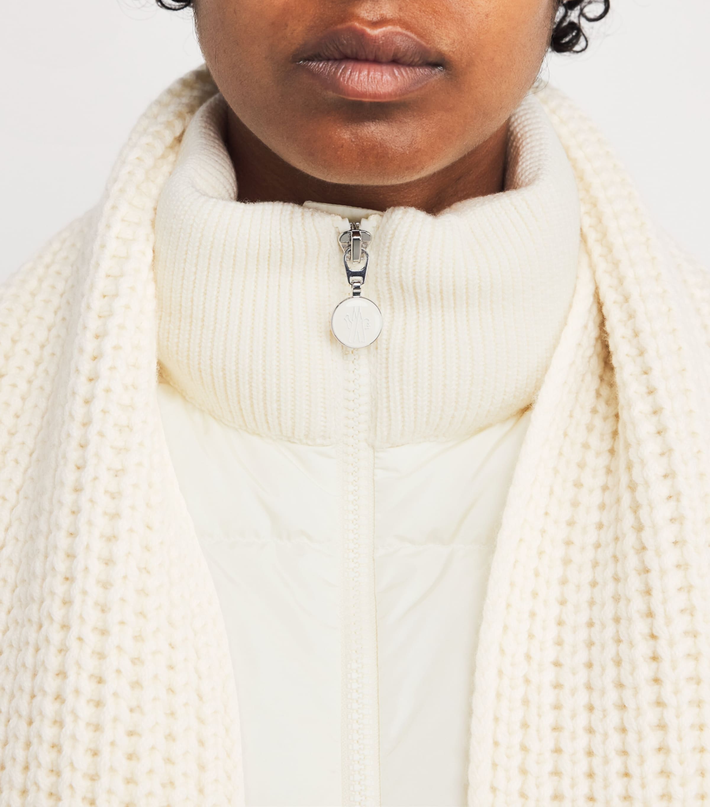 Down-Wool Panelled Cardigan 34 Image 6