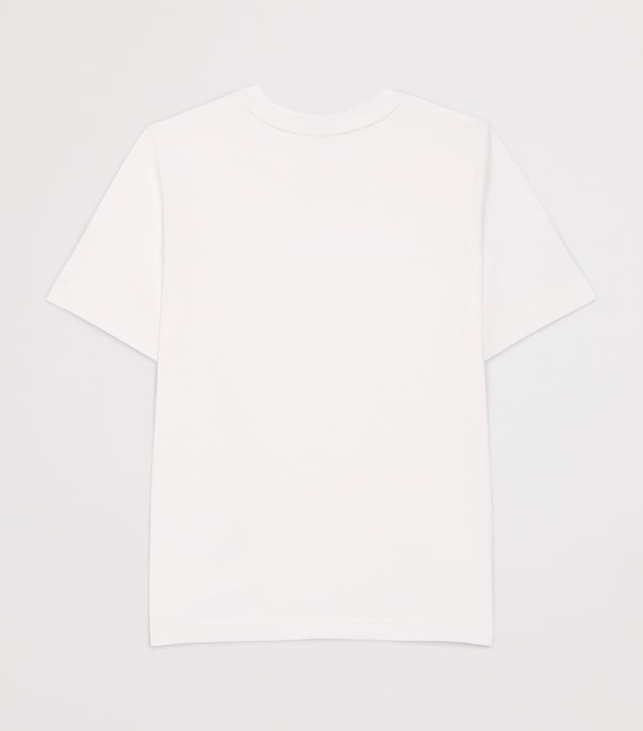 BOSS Kidswear Cotton Stripe Logo T-Shirt (4-16 Years) White Image 2