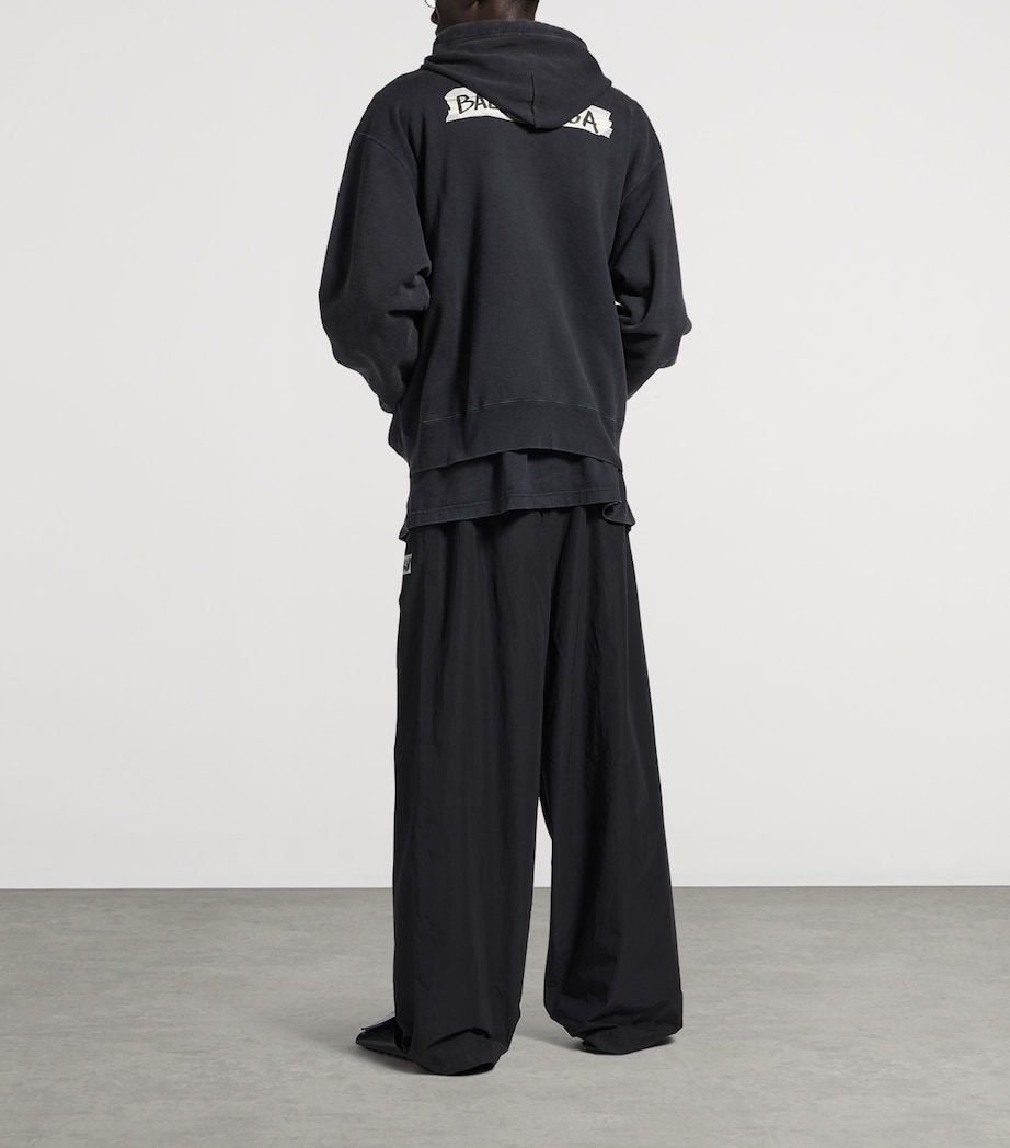 Cotton Masking Tape Logo Hoodie 1041 Image 3