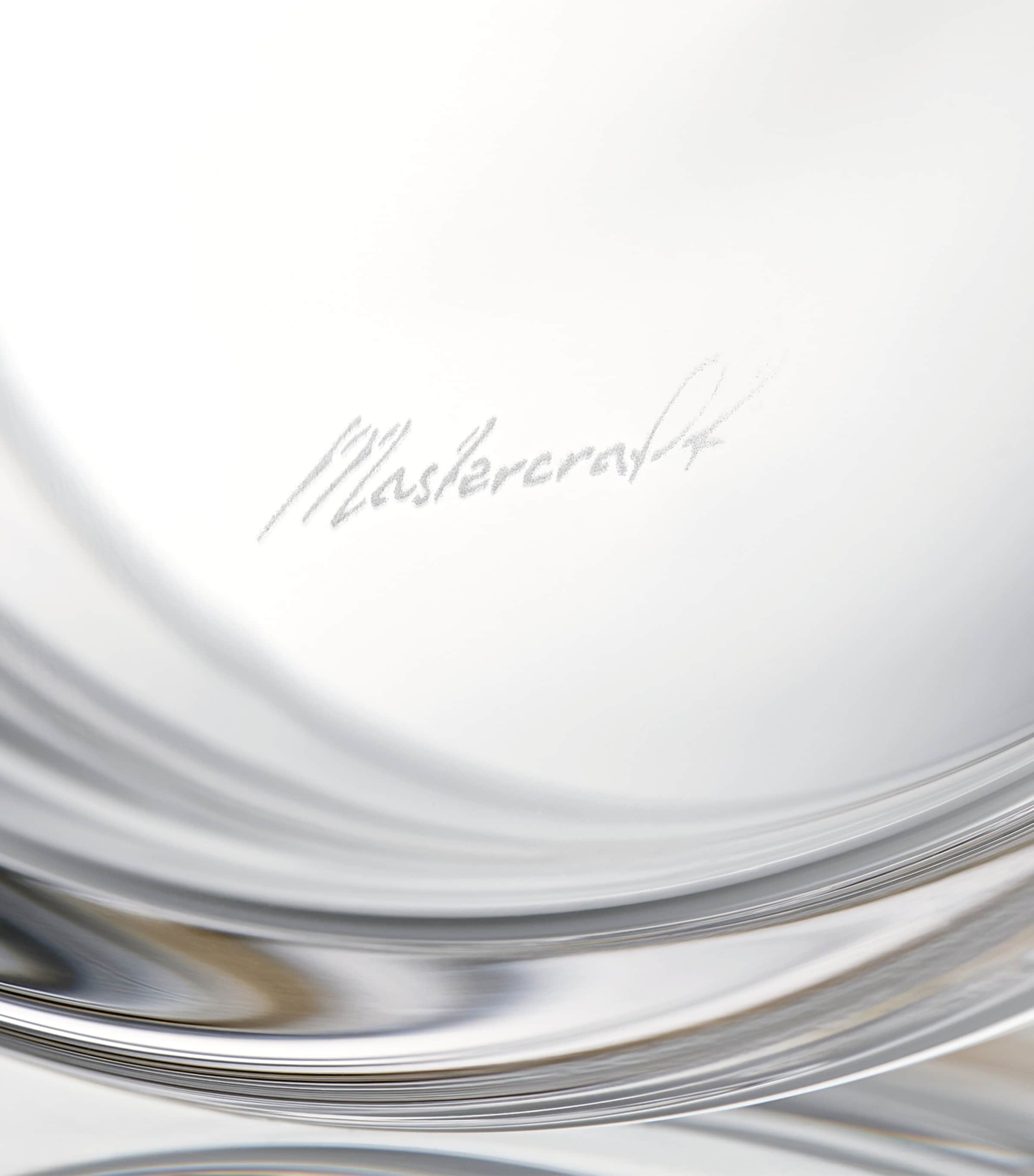 Glass Mastercraft Aran Bottle Coaster (8cm x 13cm) CLEAR Image 4