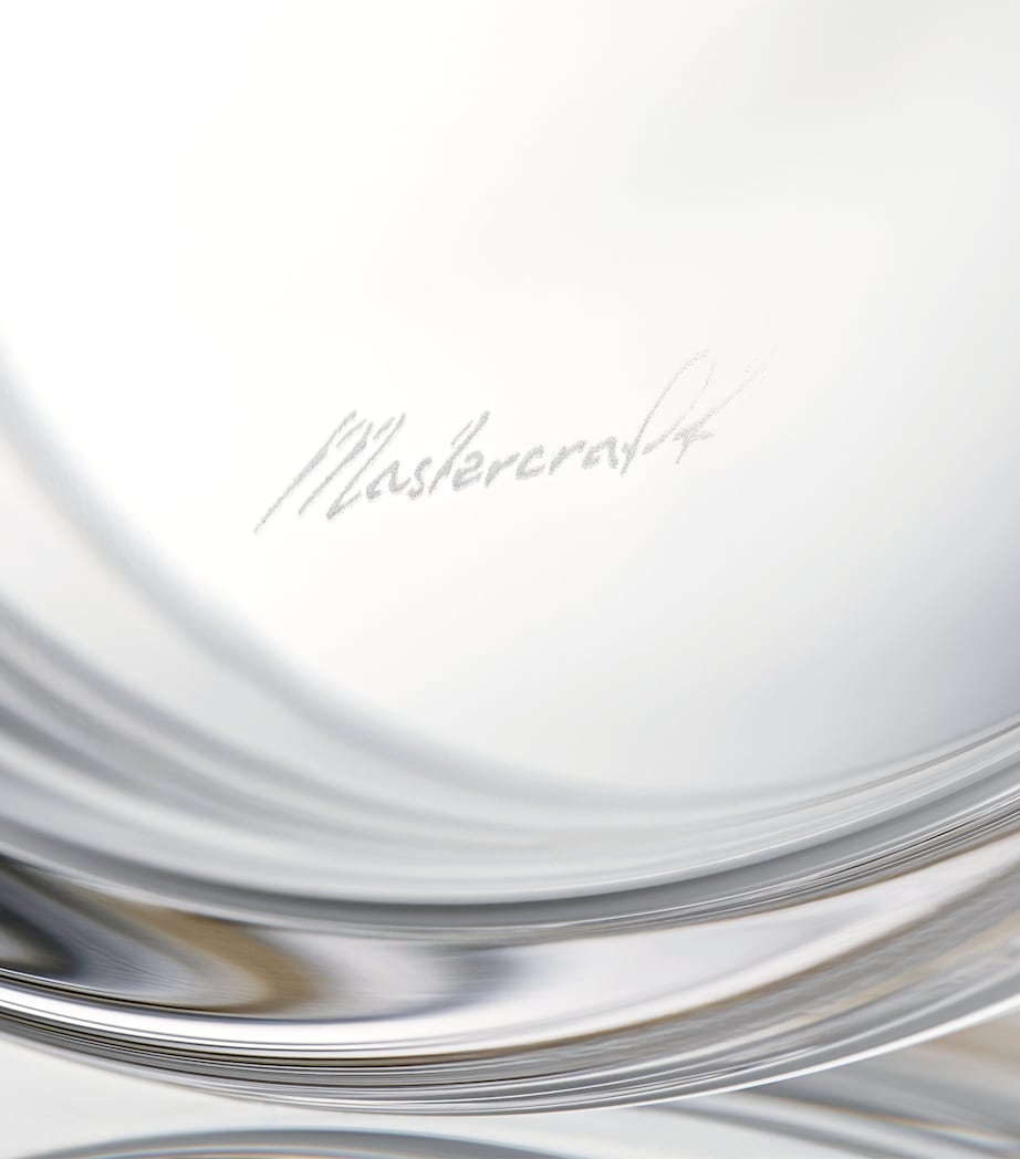 Glass Mastercraft Aran Bottle Coaster (8cm x 13cm) CLEAR Image 4