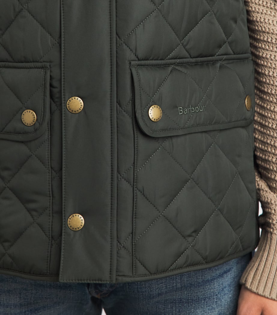 Barbour Mens Lowerdale Quilted Gilet Sage Image 3
