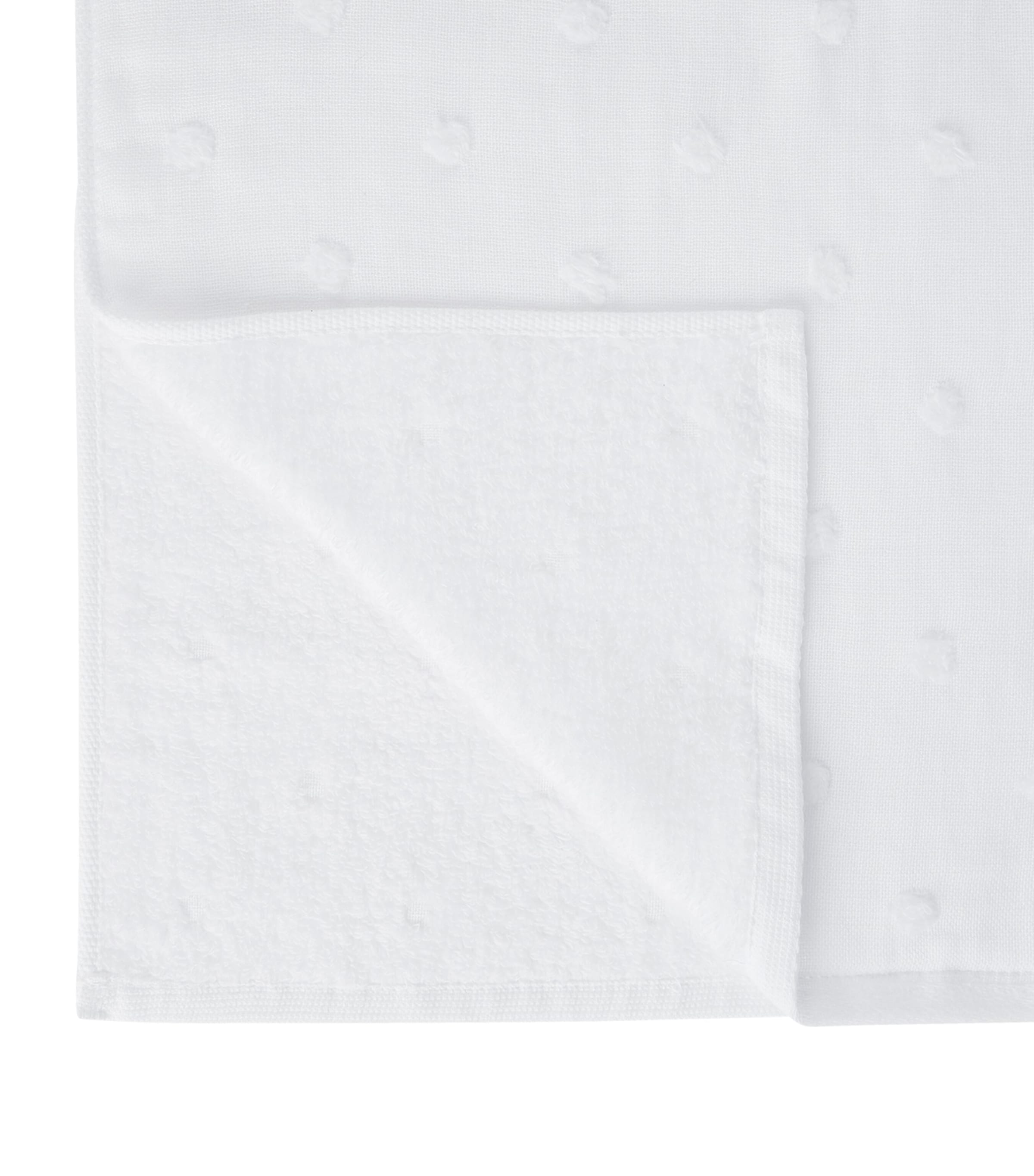 Zero Twist Face Cloth (34cm x 40cm) WHITE Image 2