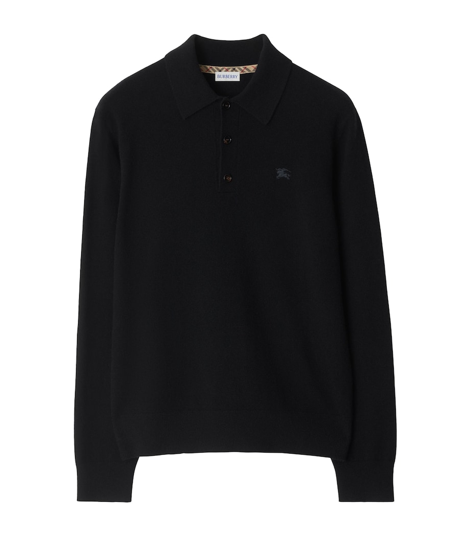 Cashmere EKD Polo Shirt BLACK Image 1
