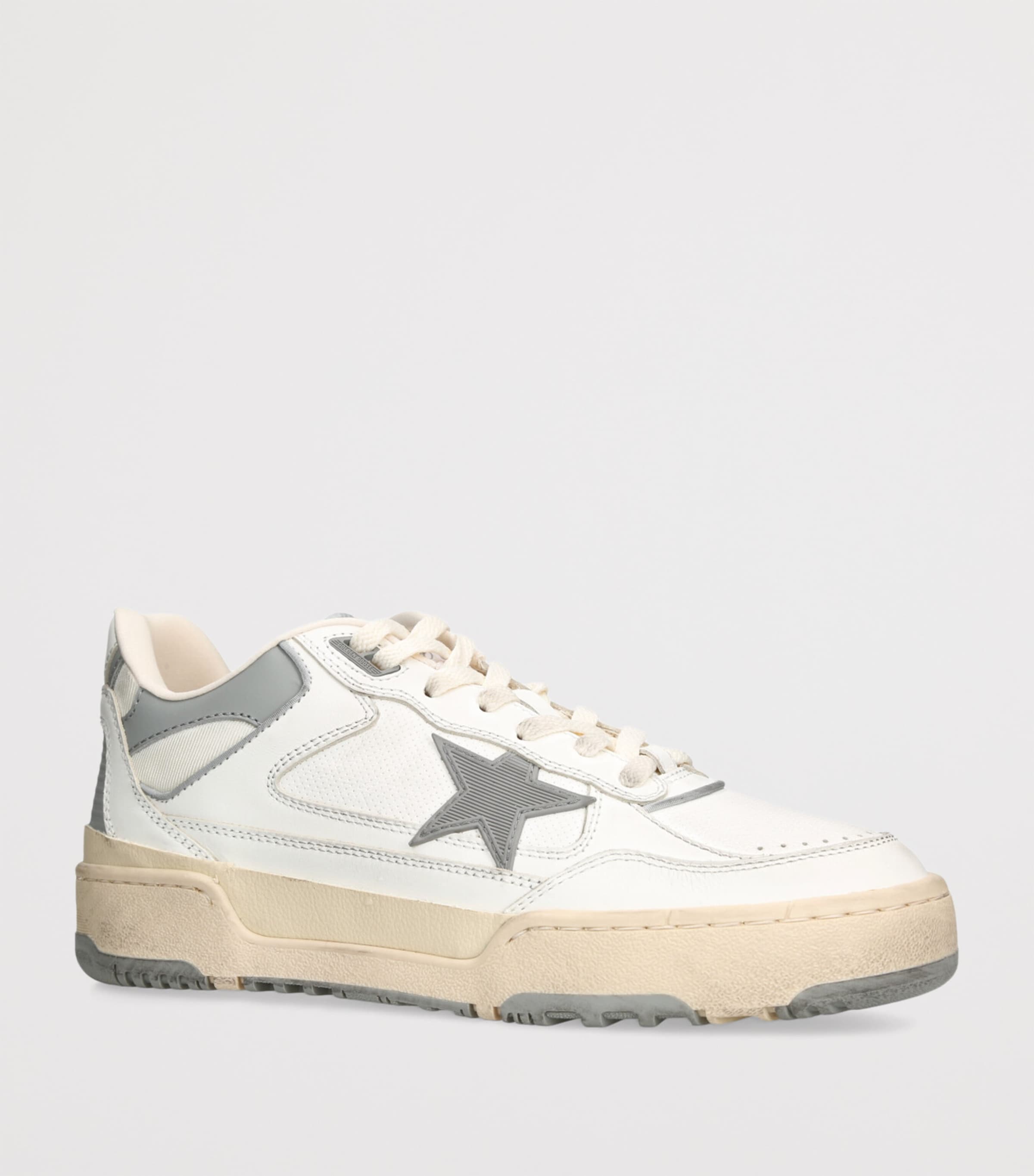 Leather Forty2 Sneakers BEIGE COMB Image 3