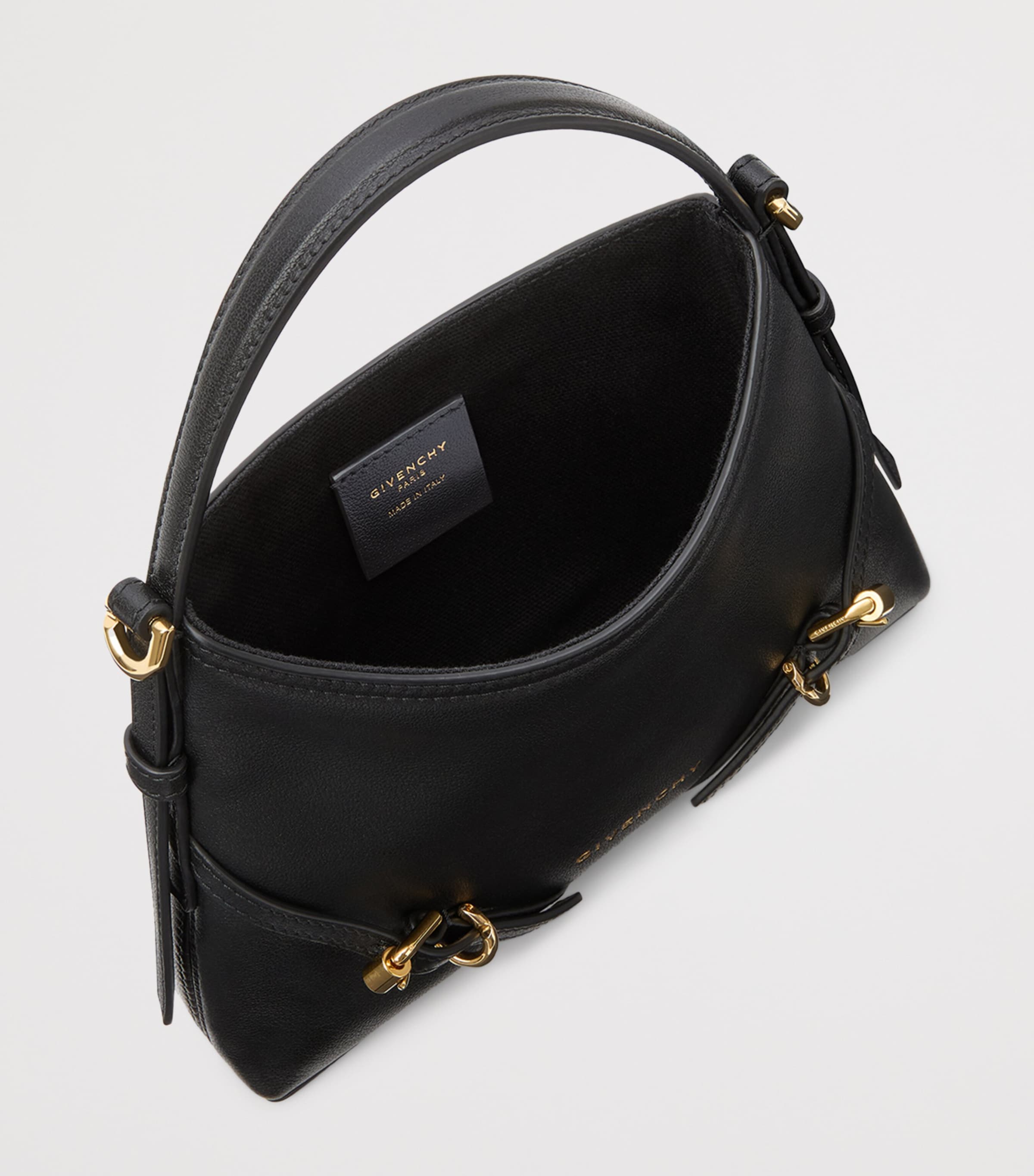 Givenchy Nano Leather Voyou Shoulder Bag Black Image 5