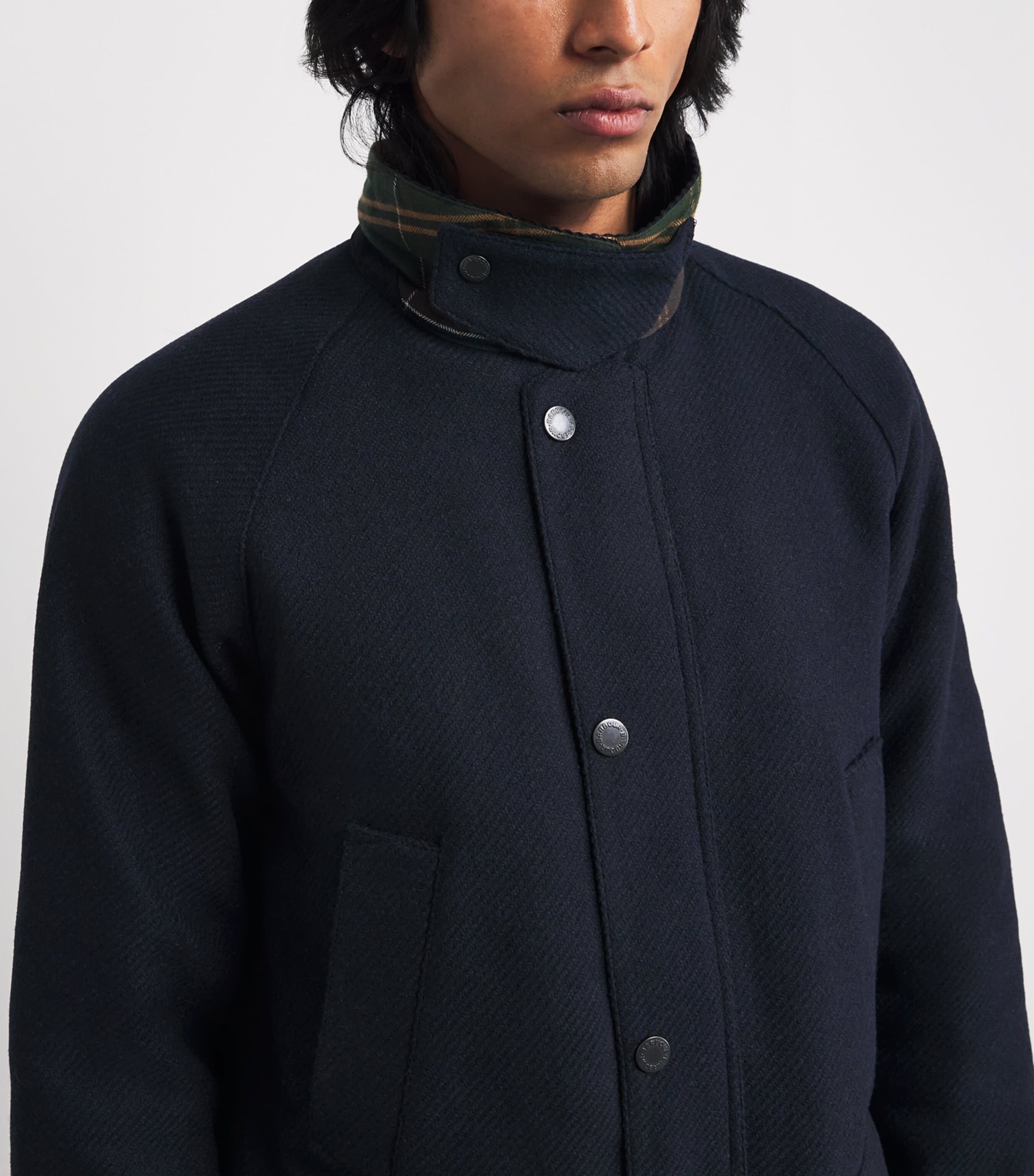 Barbour Navy Wool Bedale Jacket | Harrods US